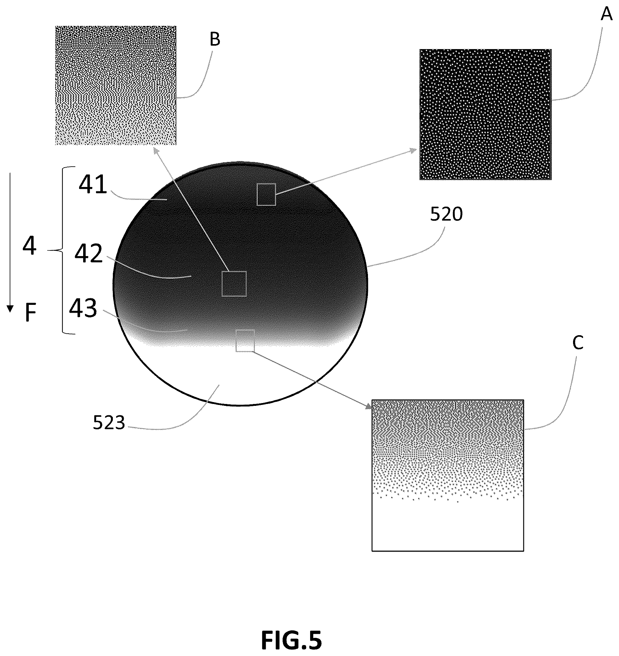 Patent US12320486 Figure 5 – Light module including an element with variable light transmission rate