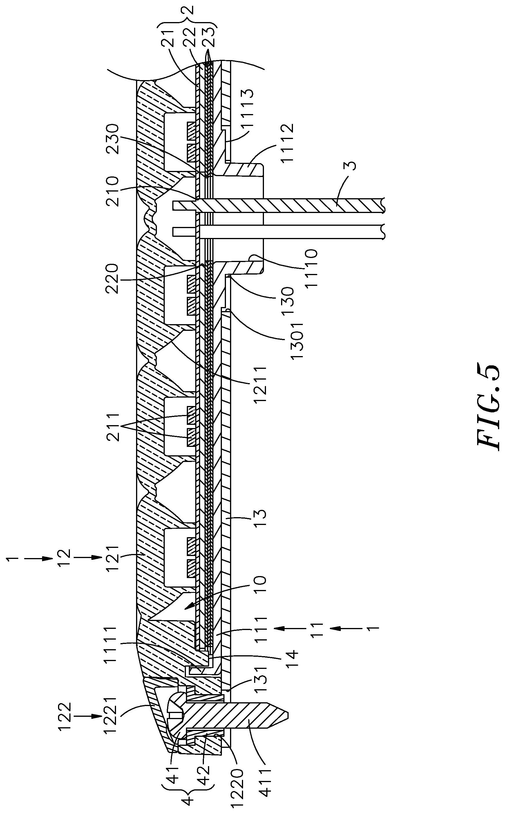 Patent US12320493 Figure 5 – Flexible warning light