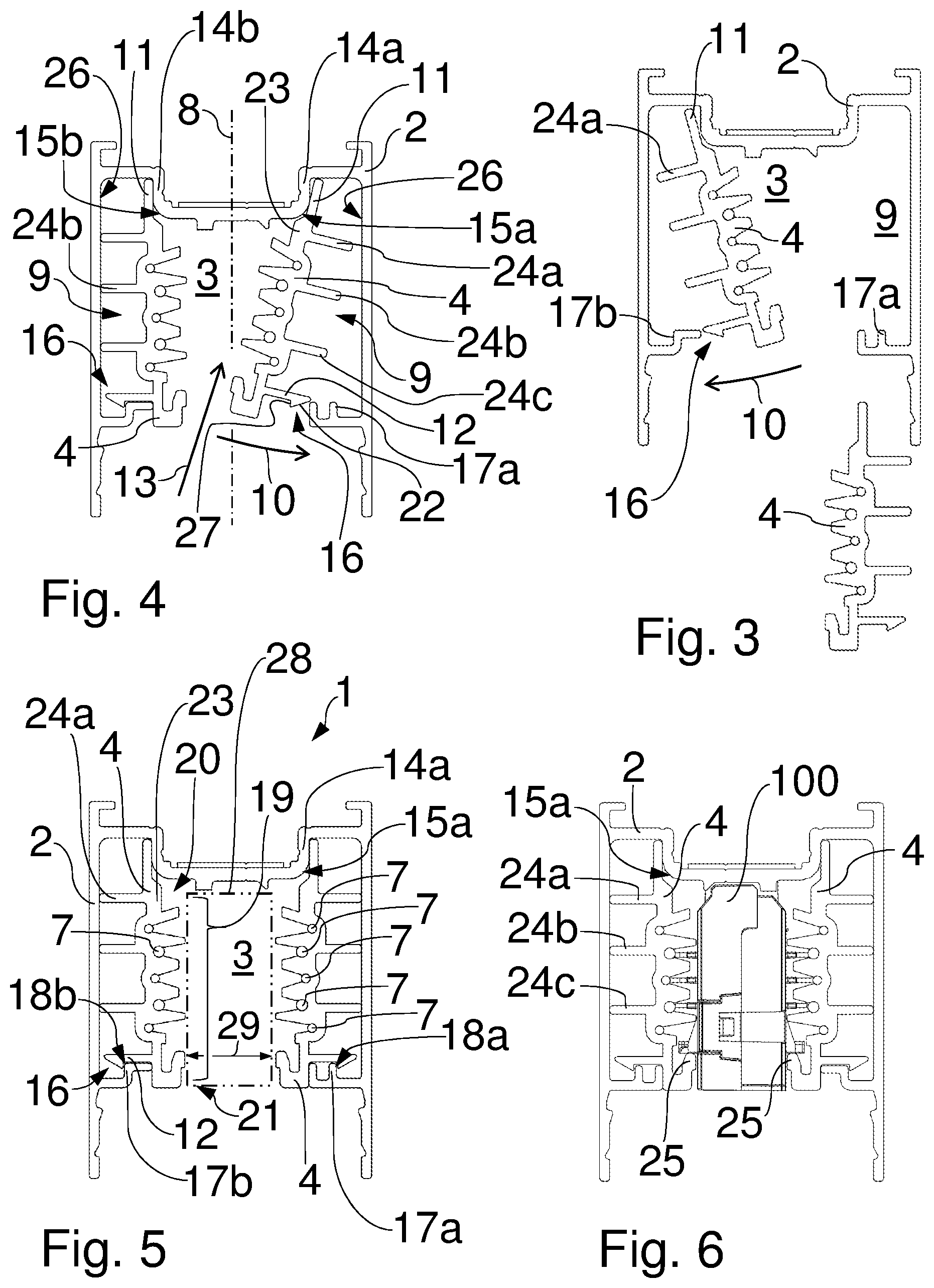 Patent US12320494 Figure 2 – Track profile for a profile light or for a track lighting system
