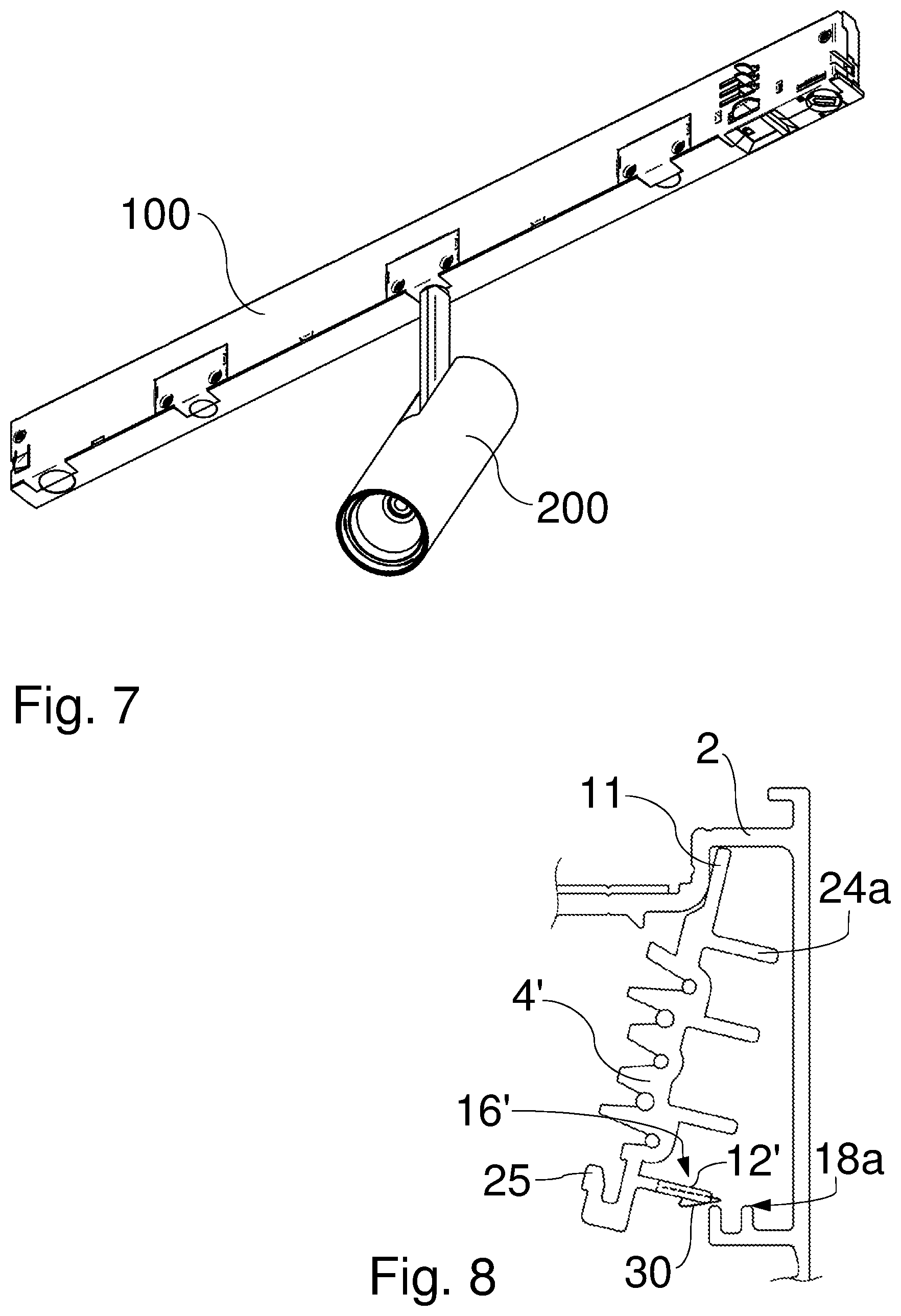 Patent US12320494 Figure 3 – Track profile for a profile light or for a track lighting system