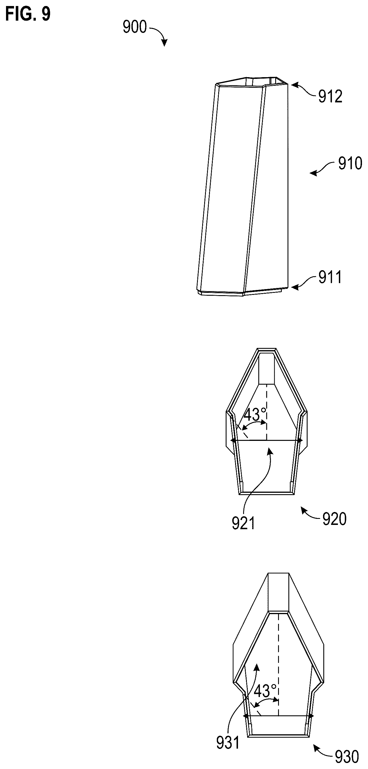 Patent US12320495 Figure 8 – Multi-functional streetlight