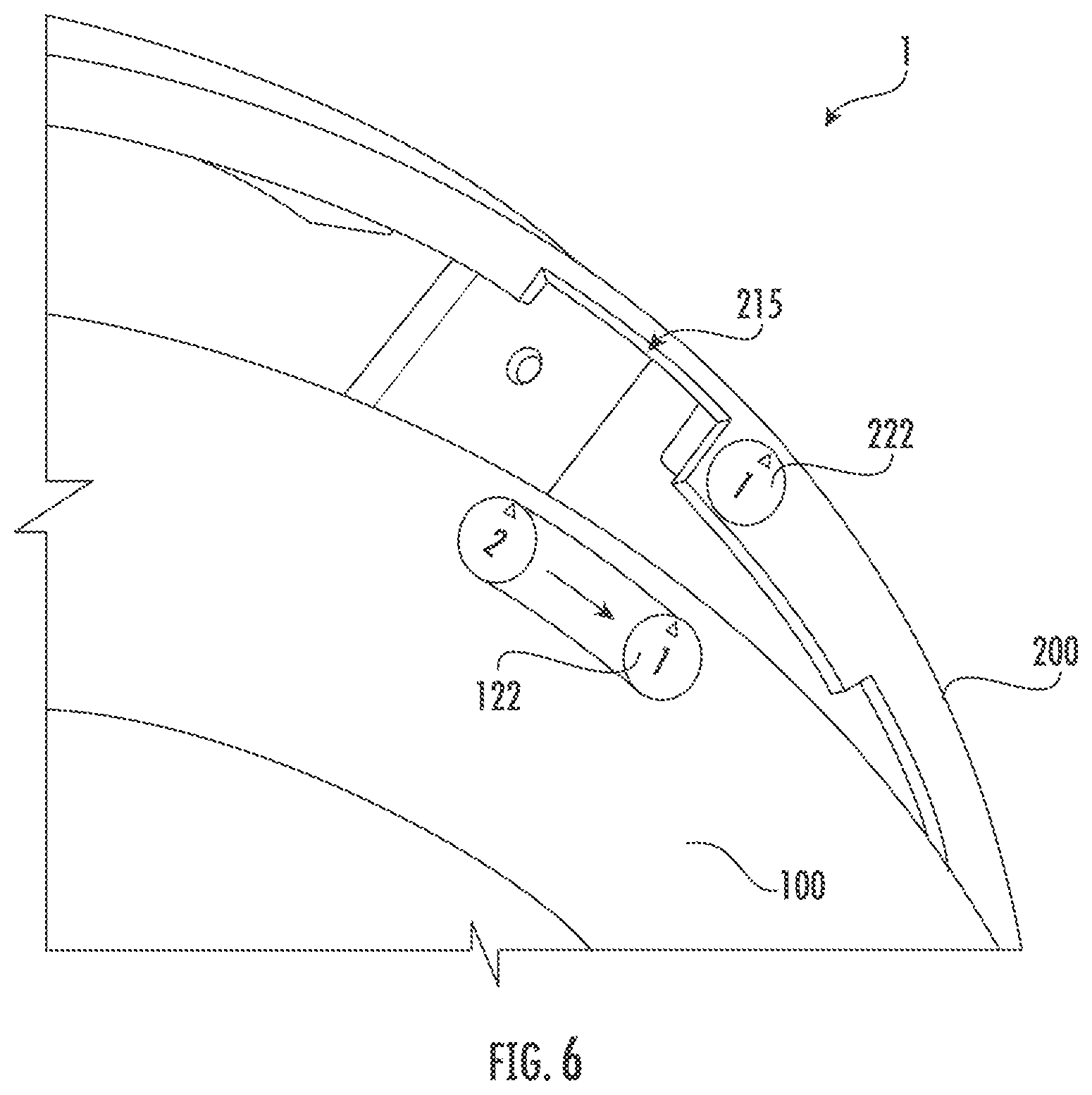 Patent US12320500 Figure 6 – Mounting bracket for flush mount lighting fixture