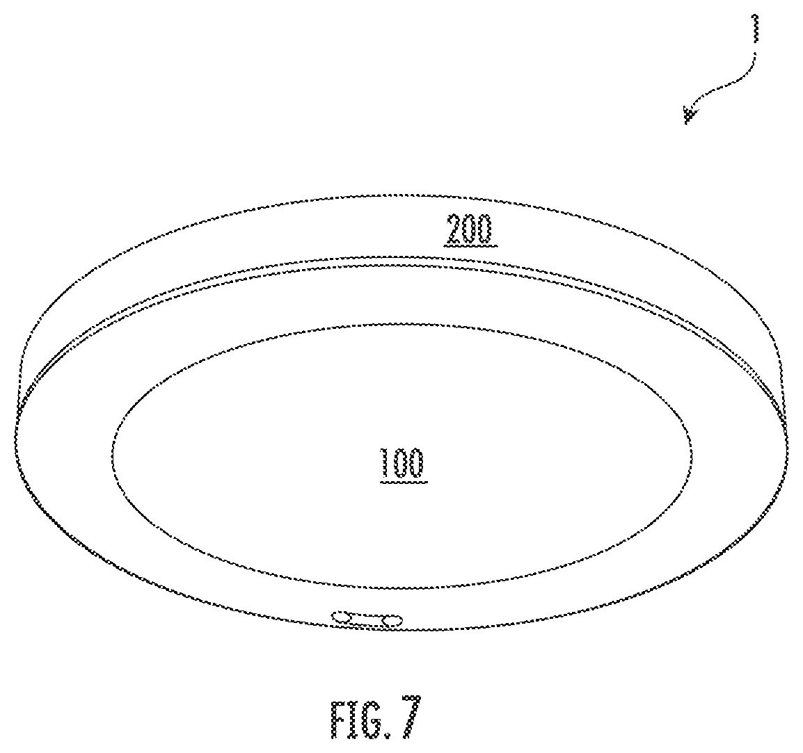 Patent US12320500 Figure 7 – Mounting bracket for flush mount lighting fixture