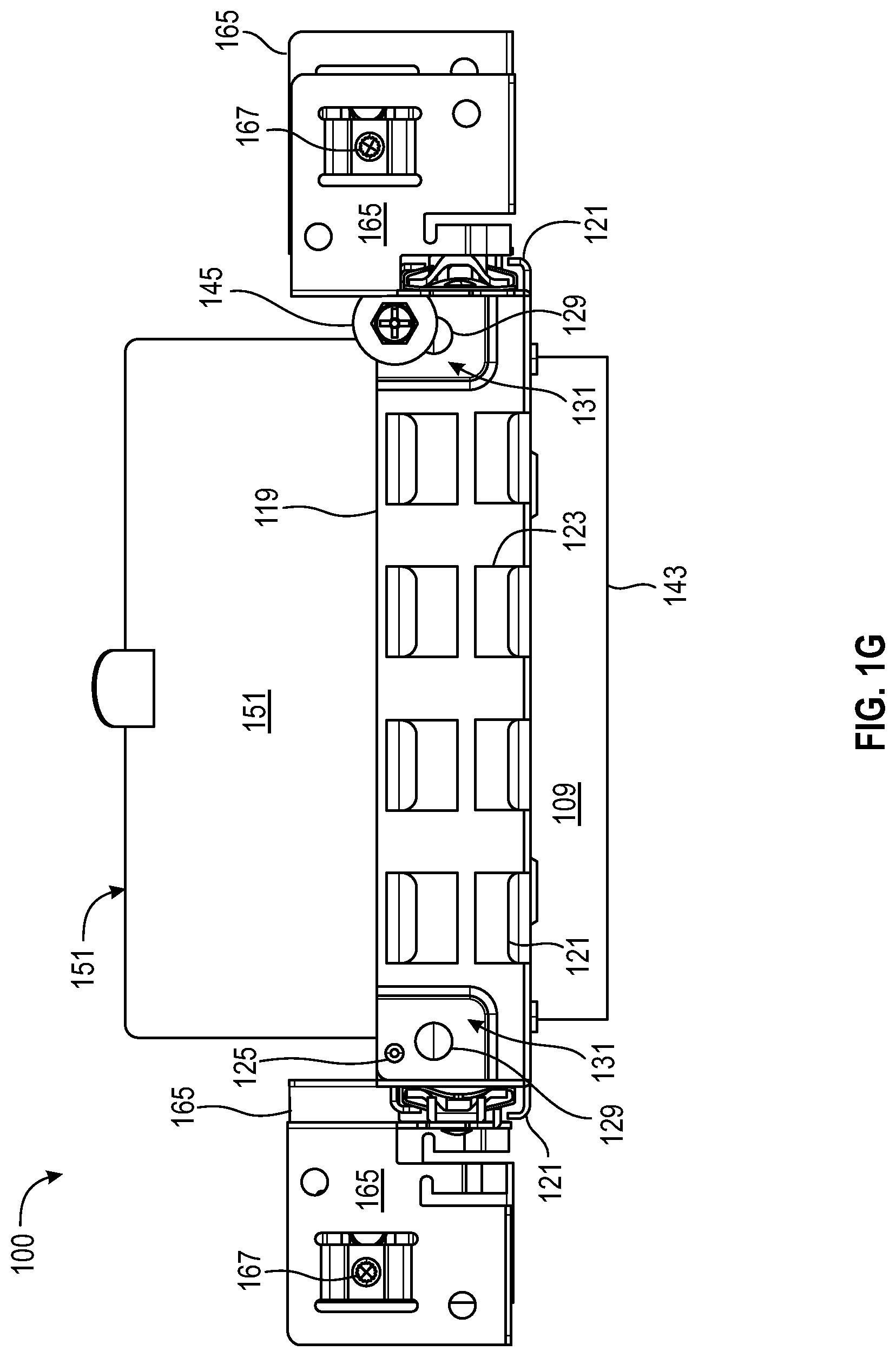 Patent US12320501 Figure 7 – Frame for lighting or junction box and I-bracket