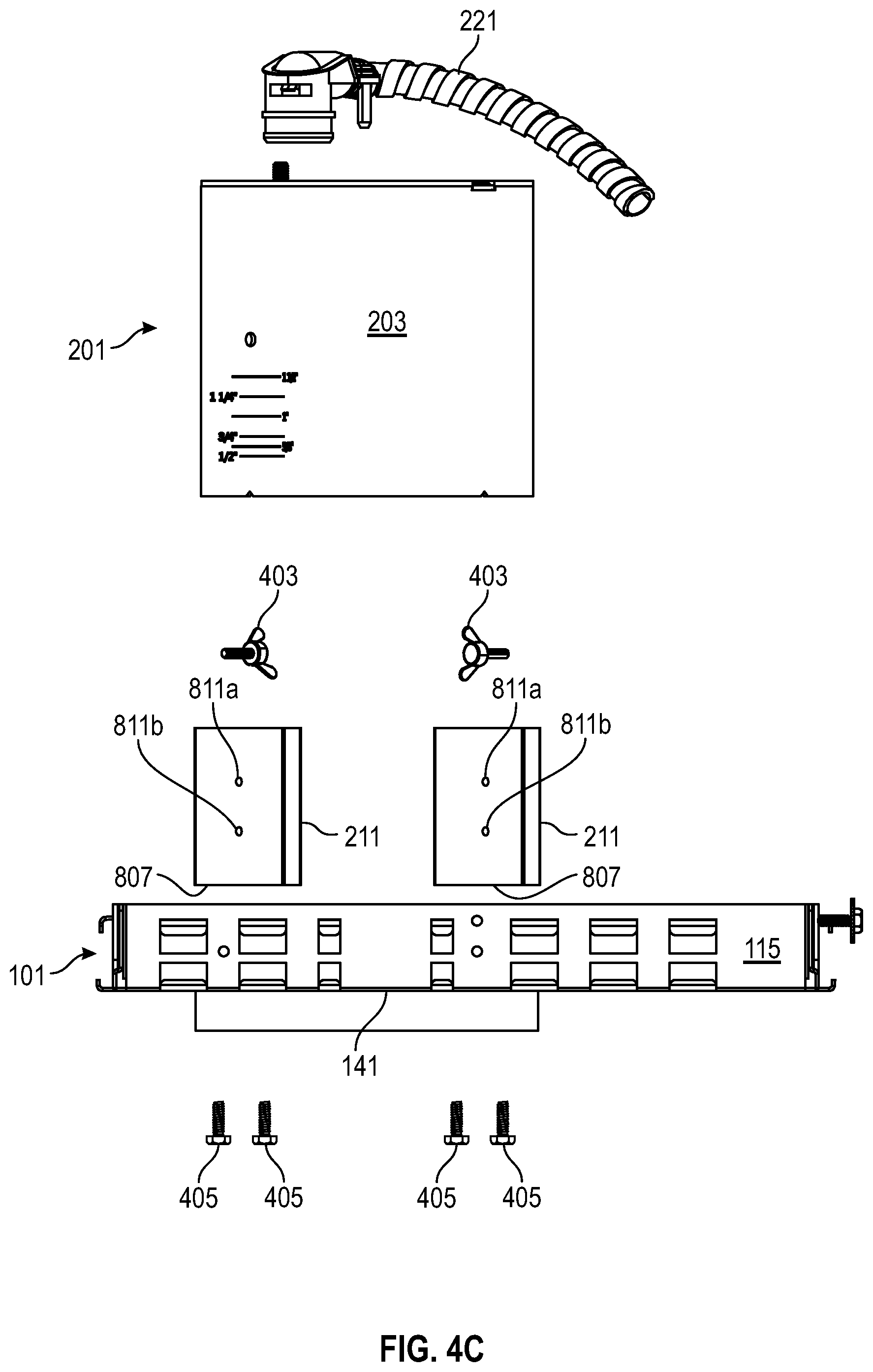 Patent US12320501 Figure 16 – Frame for lighting or junction box and I-bracket