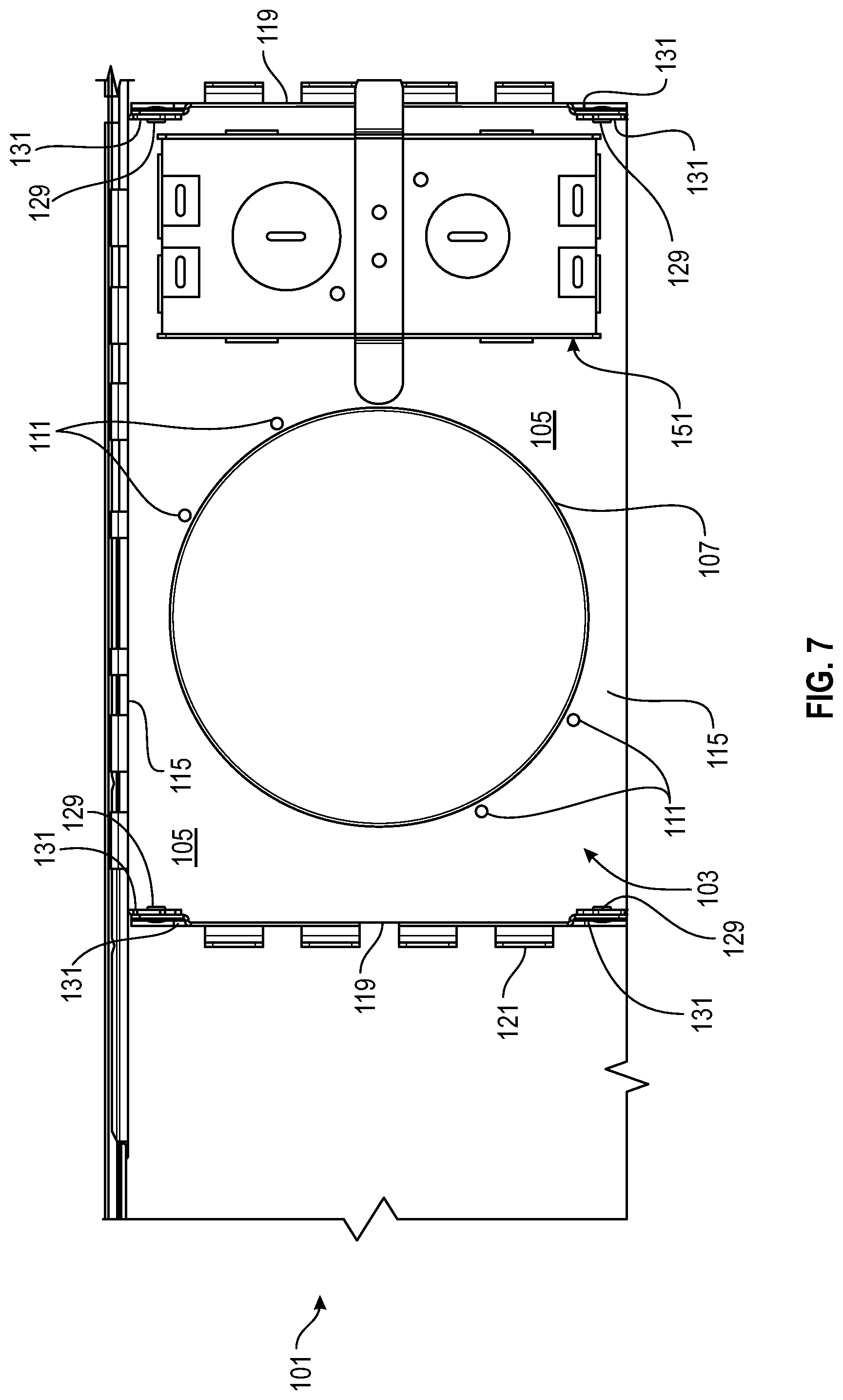 Patent US12320501 Figure 20 – Frame for lighting or junction box and I-bracket