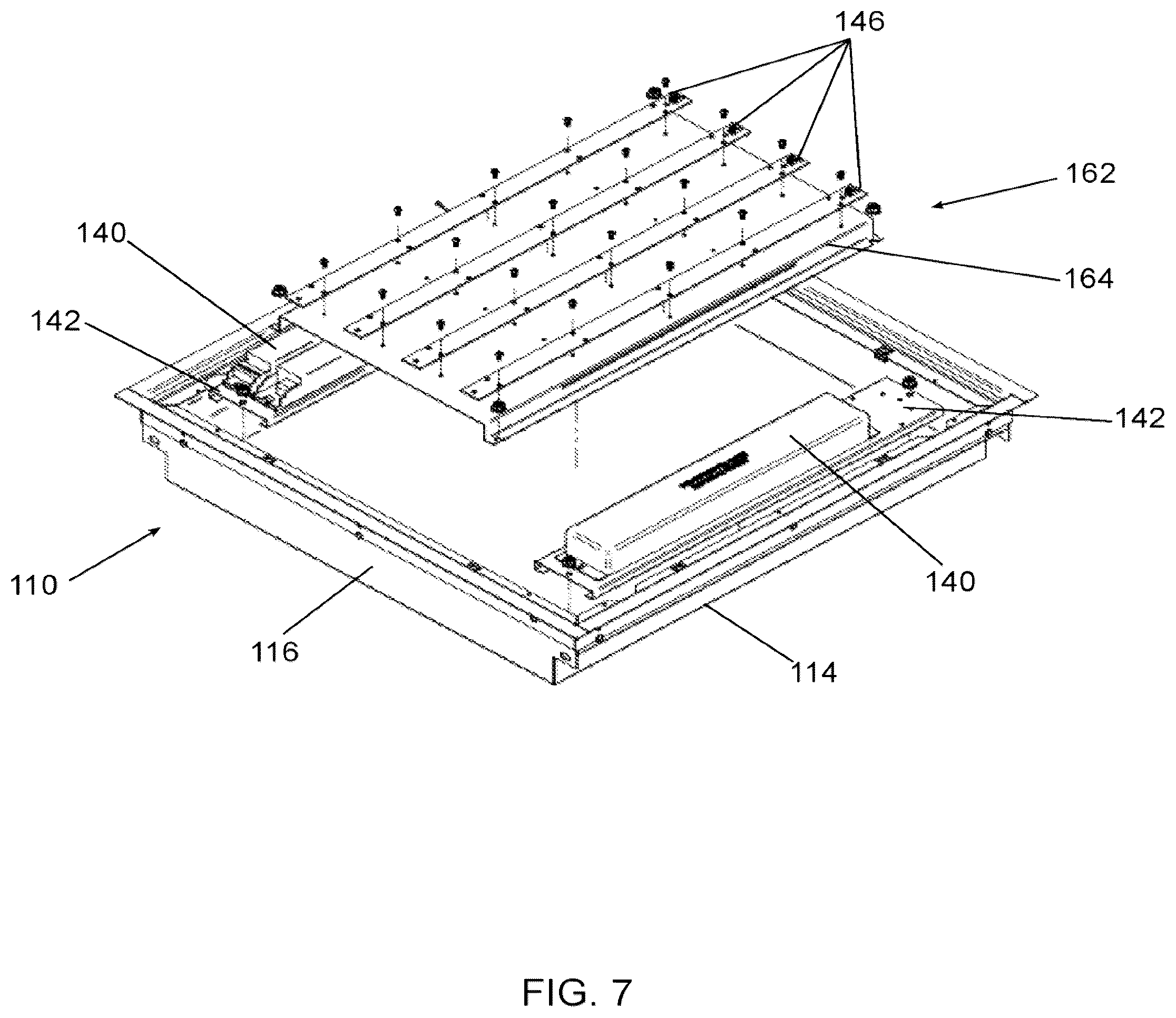 Patent US12320502 Figure 4 – Complex environment troffer