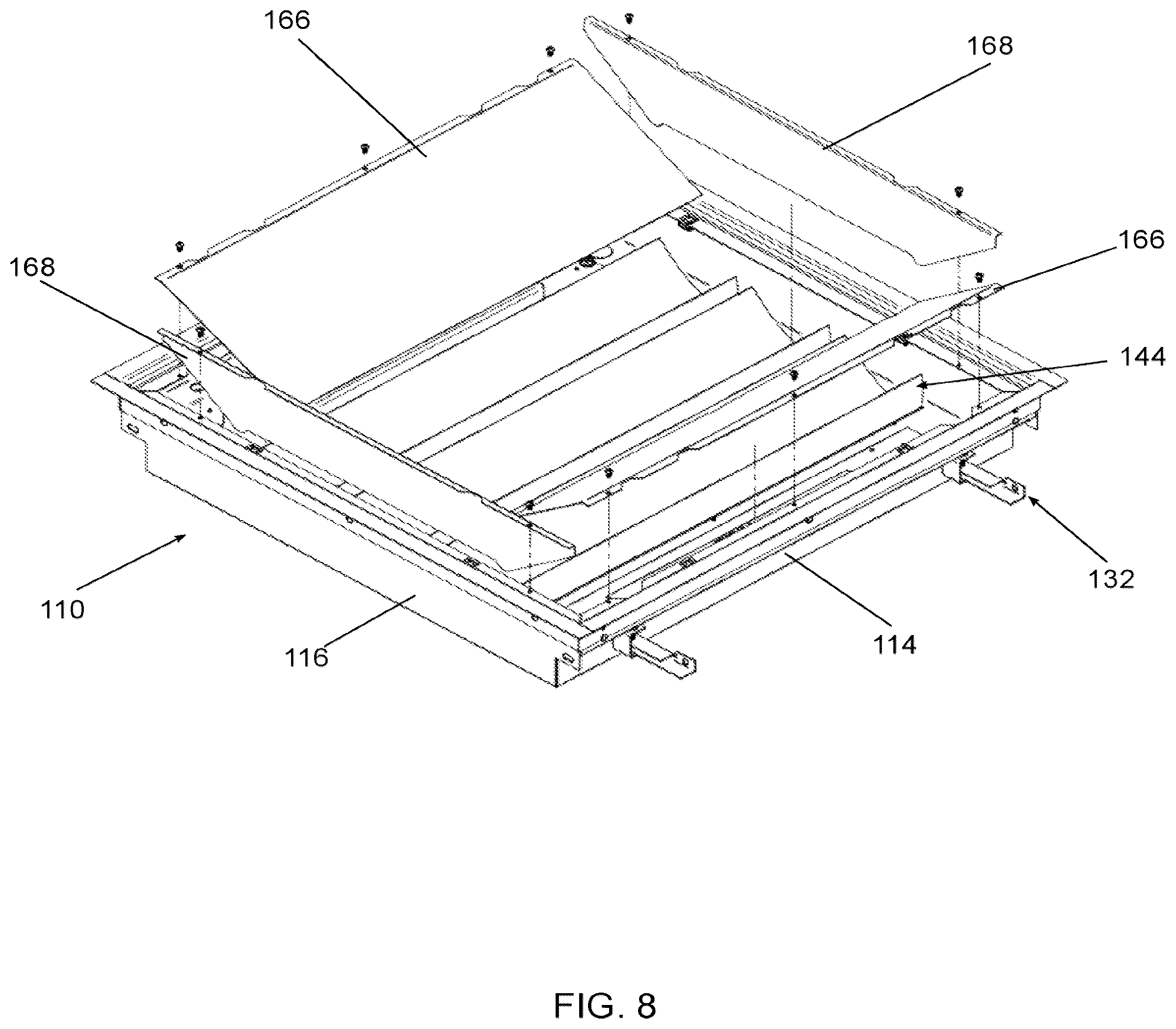 Patent US12320502 Figure 5 – Complex environment troffer
