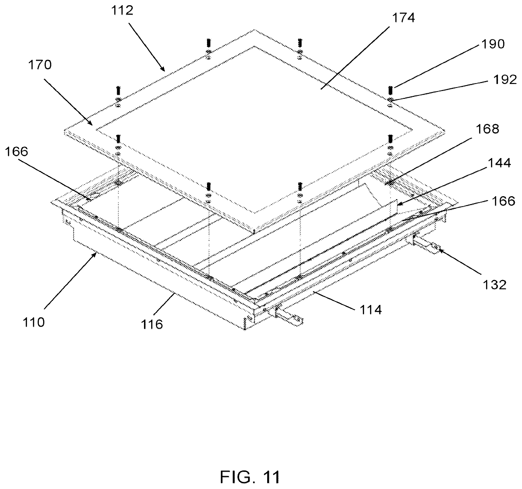 Patent US12320502 Figure 7 – Complex environment troffer