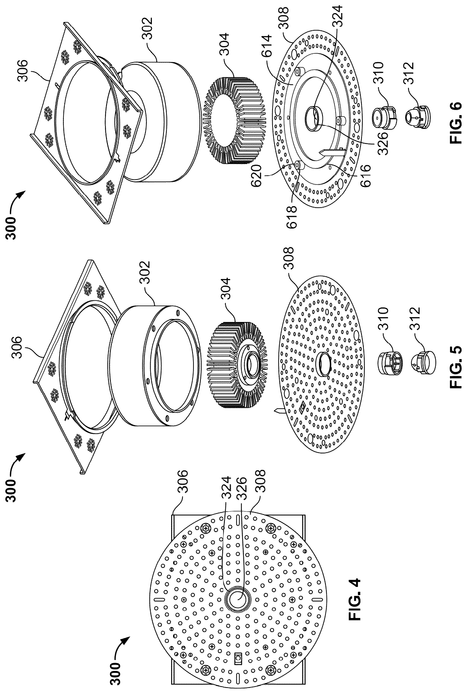 Patent US12320503 Figure 4 – Small aperture light emitting diode LED lighting