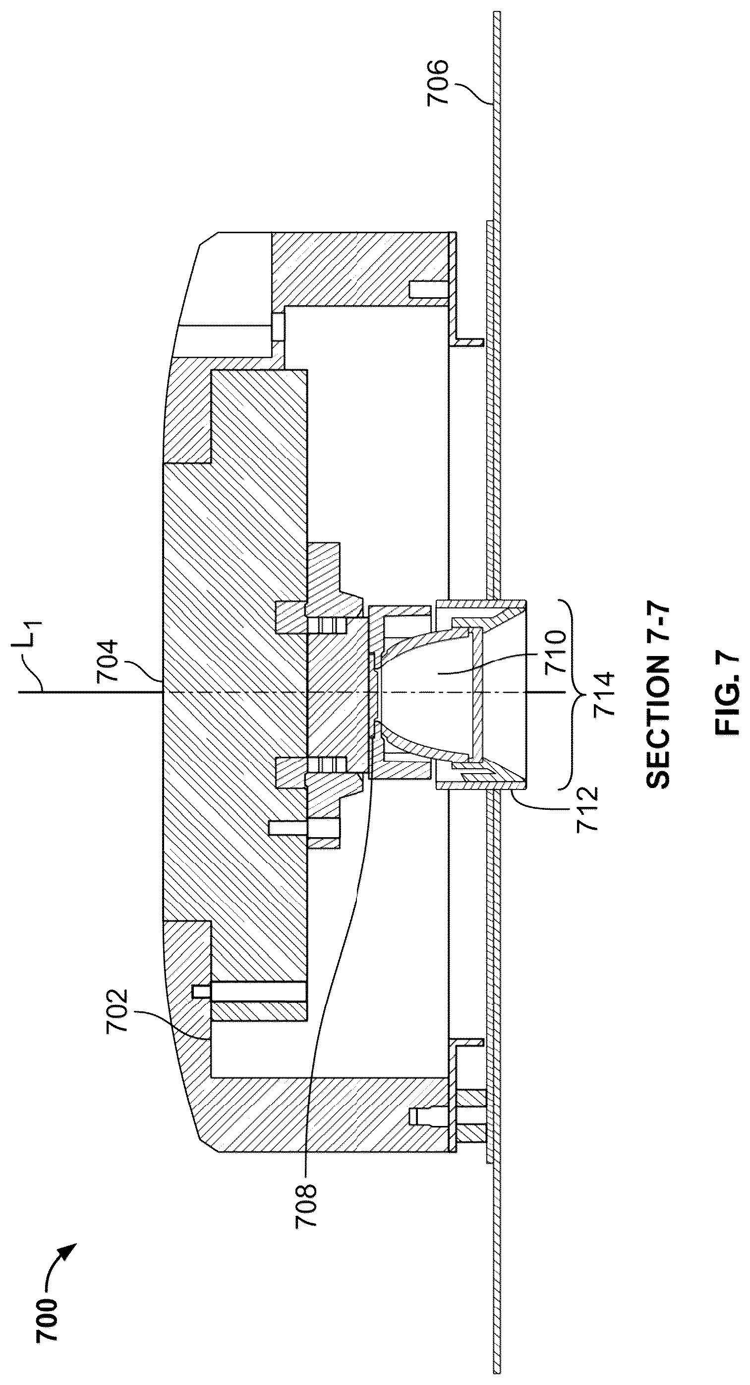 Patent US12320503 Figure 5 – Small aperture light emitting diode LED lighting