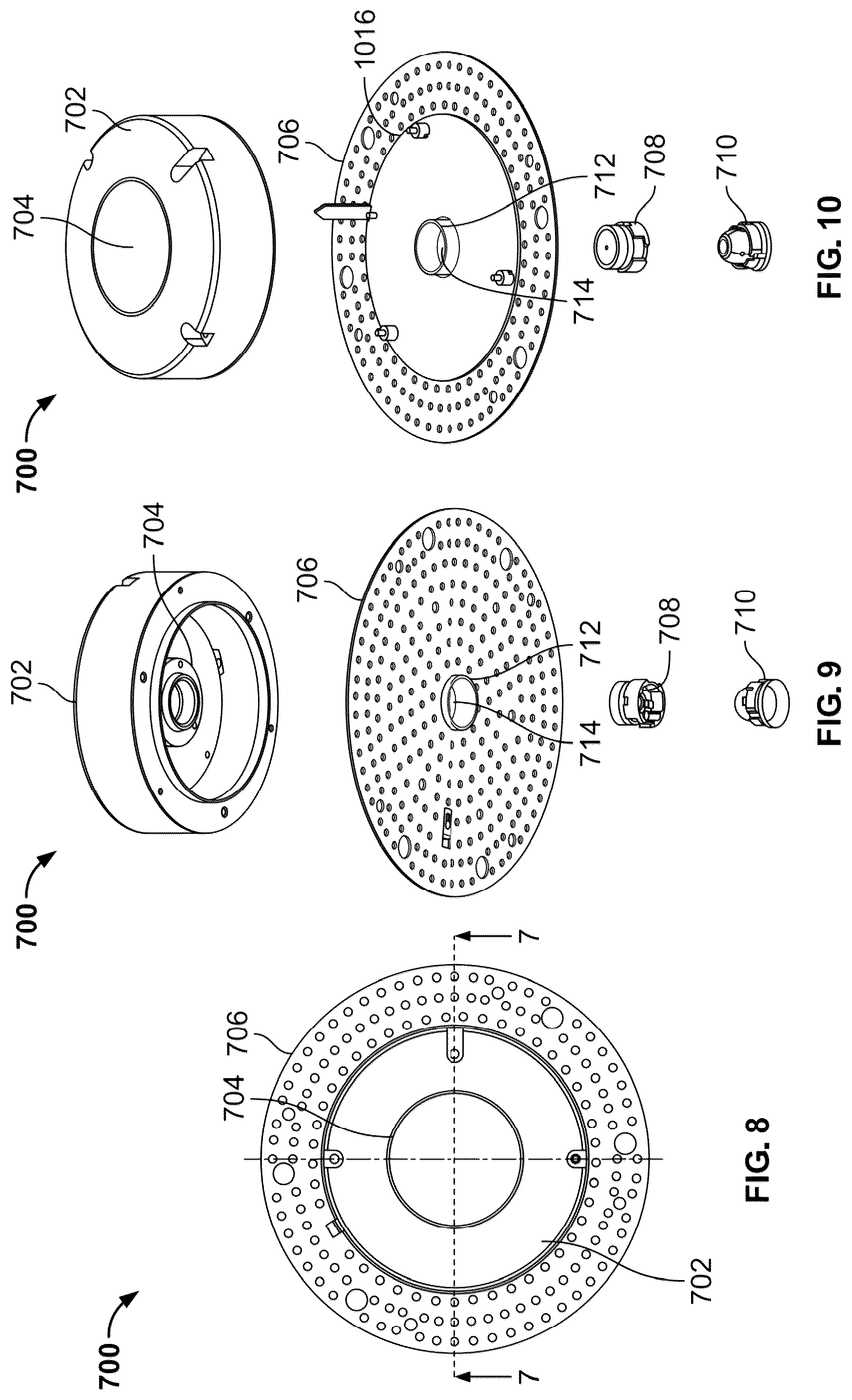 Patent US12320503 Figure 6 – Small aperture light emitting diode LED lighting