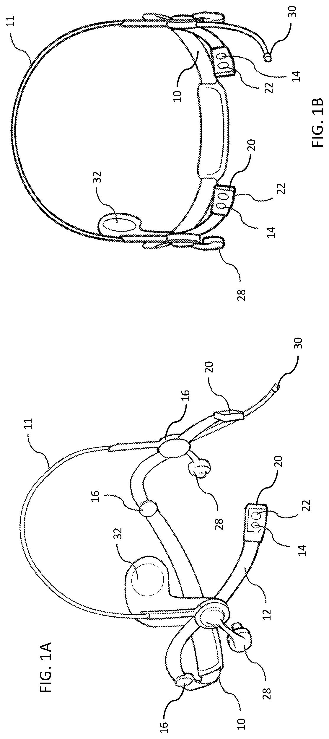 Patent US12320504 Figure 1 – Head-mounted illumination devices