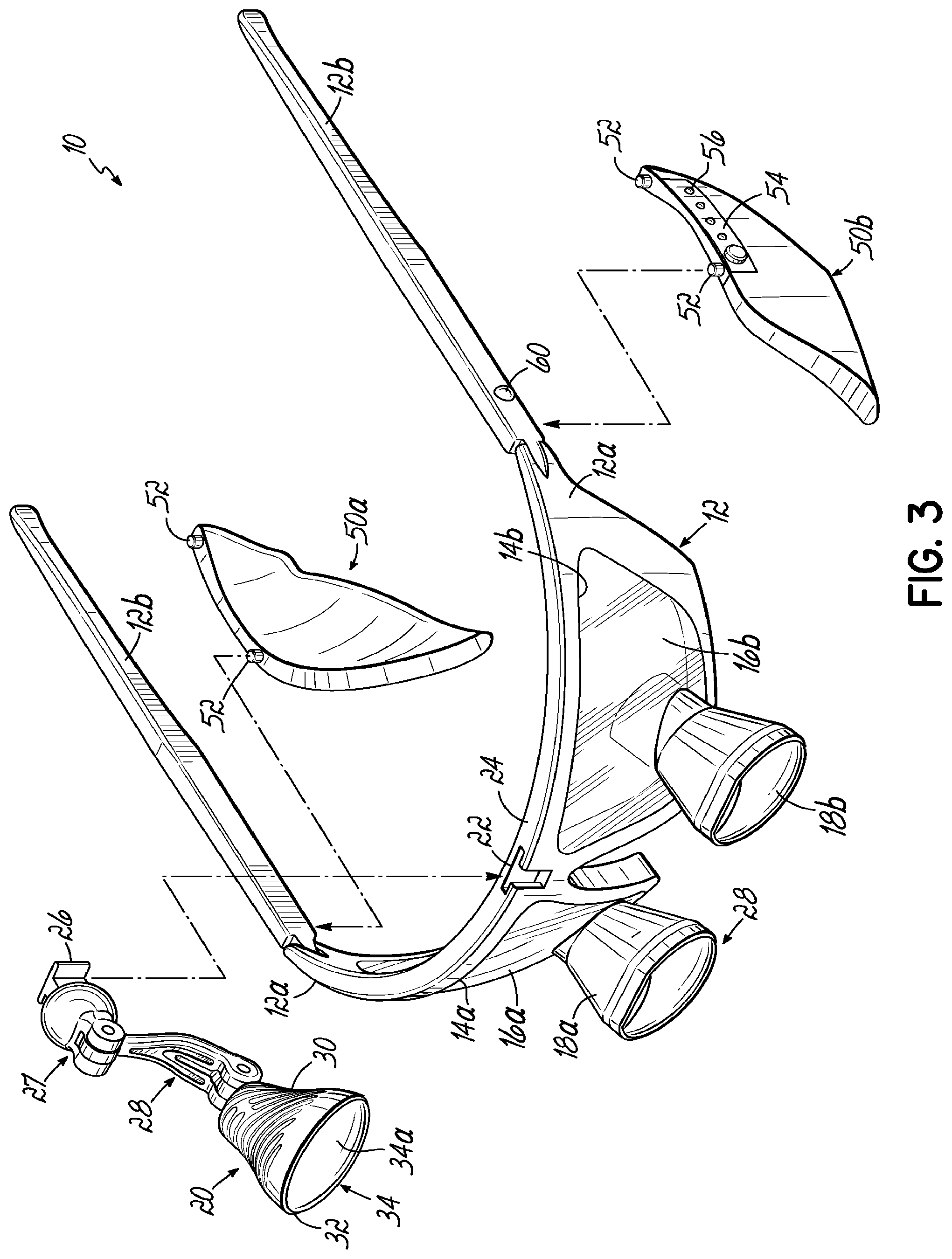 Patent US12320505 Figure 3 – User-wearable illumination assembly