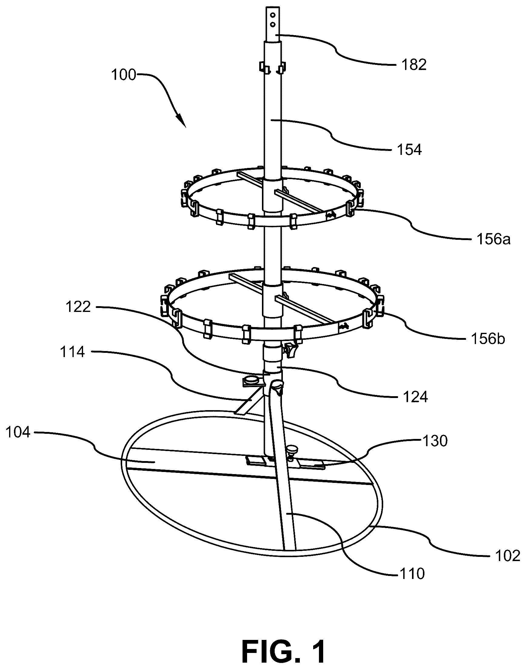 Patent US12320508 Figure 1 – Decorative light frame device