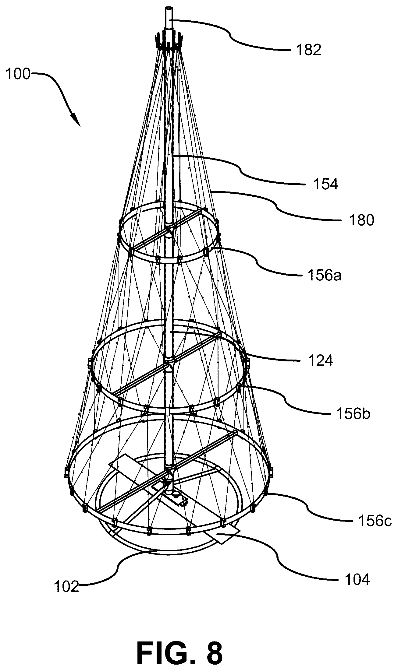 Patent US12320508 Figure 8 – Decorative light frame device