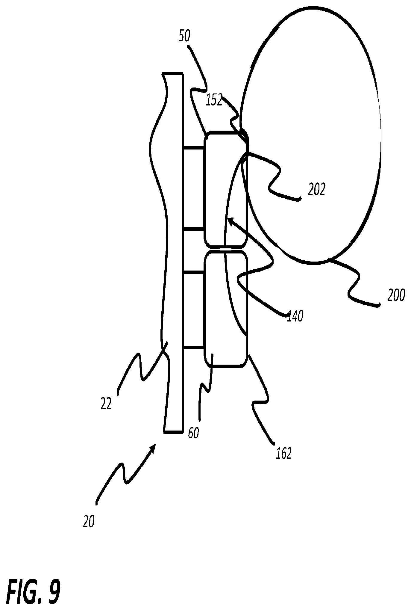 Patent US12320510 Figure 7 – Electronic device for use with deterrent device