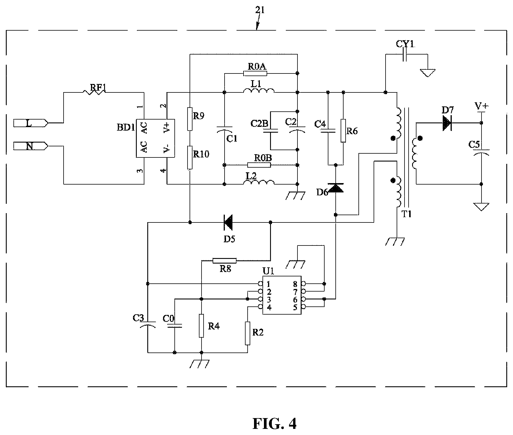 Patent US12320511 Figure 9 – Lamp power adapter