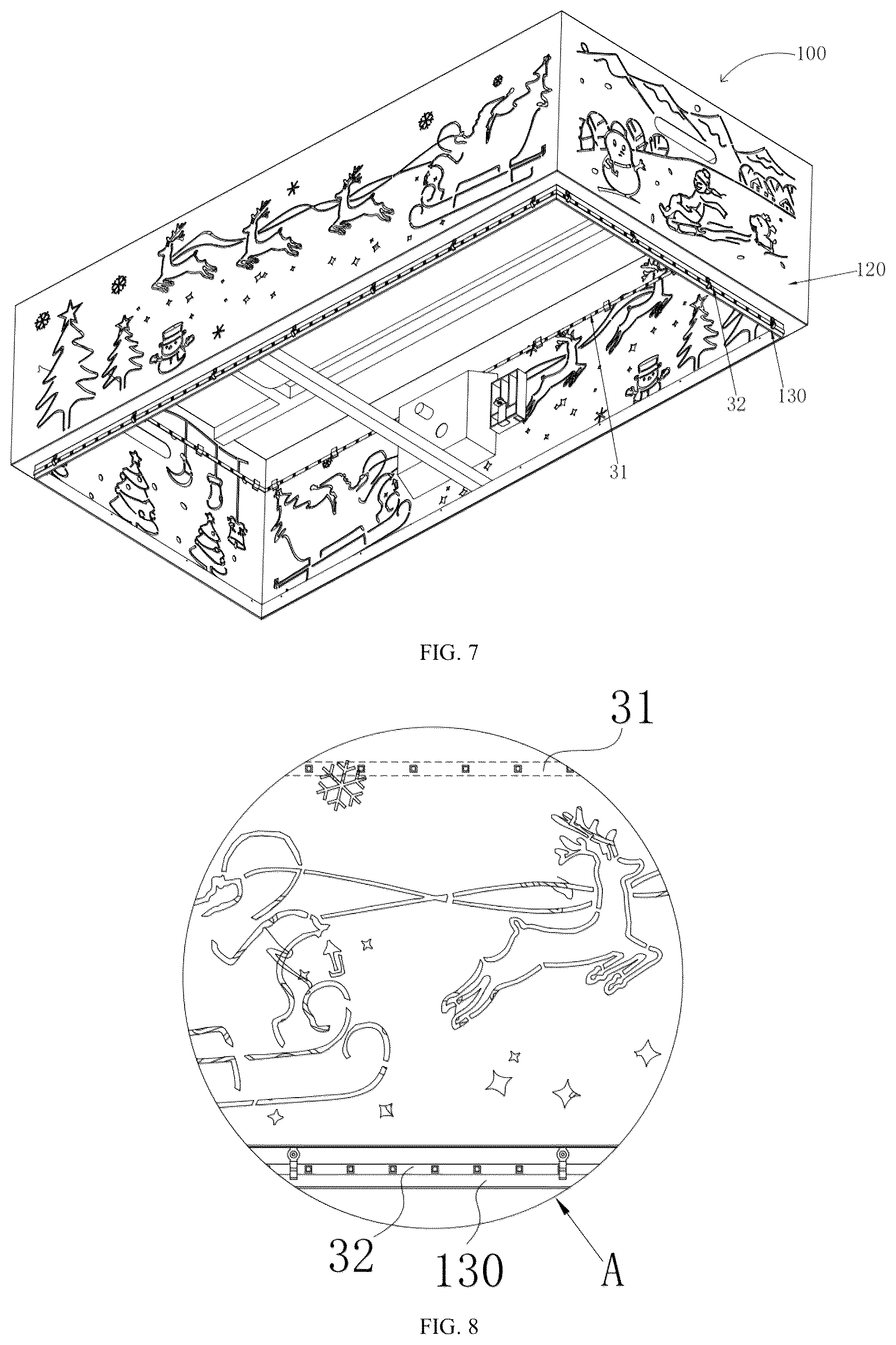 Patent US12320514 Figure 5 – Light-emitting stove device