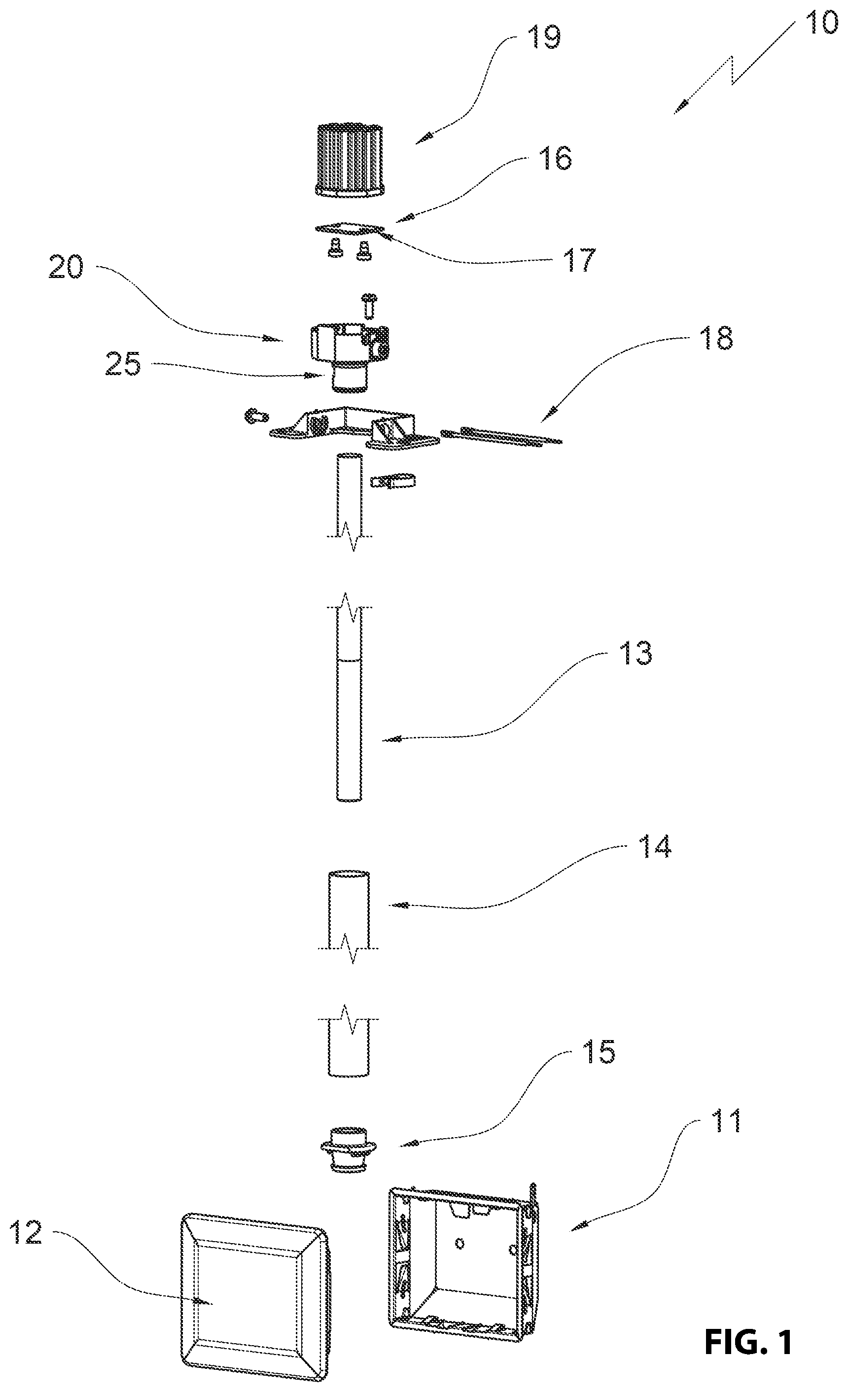 Patent US12320515 Figure 1 – Cooking apparatus light
