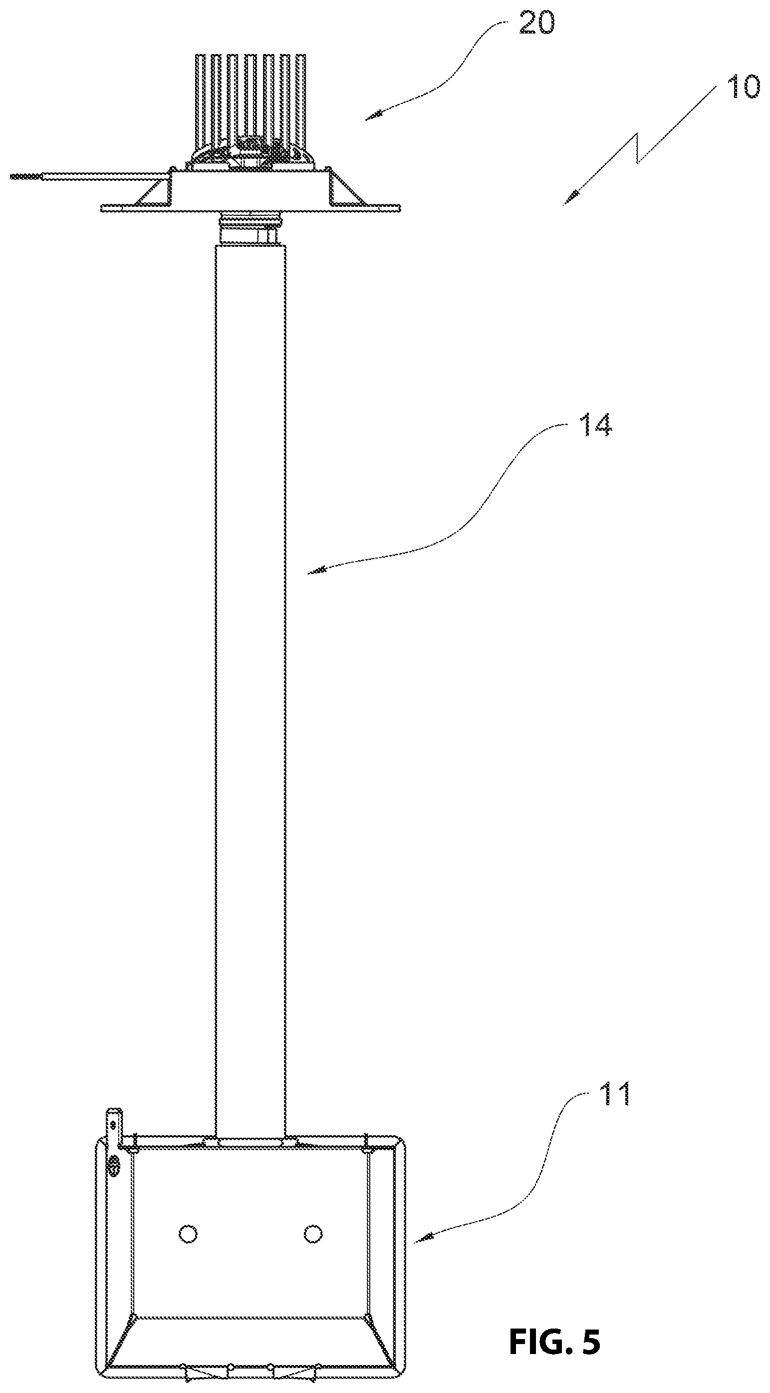 Patent US12320515 Figure 5 – Cooking apparatus light