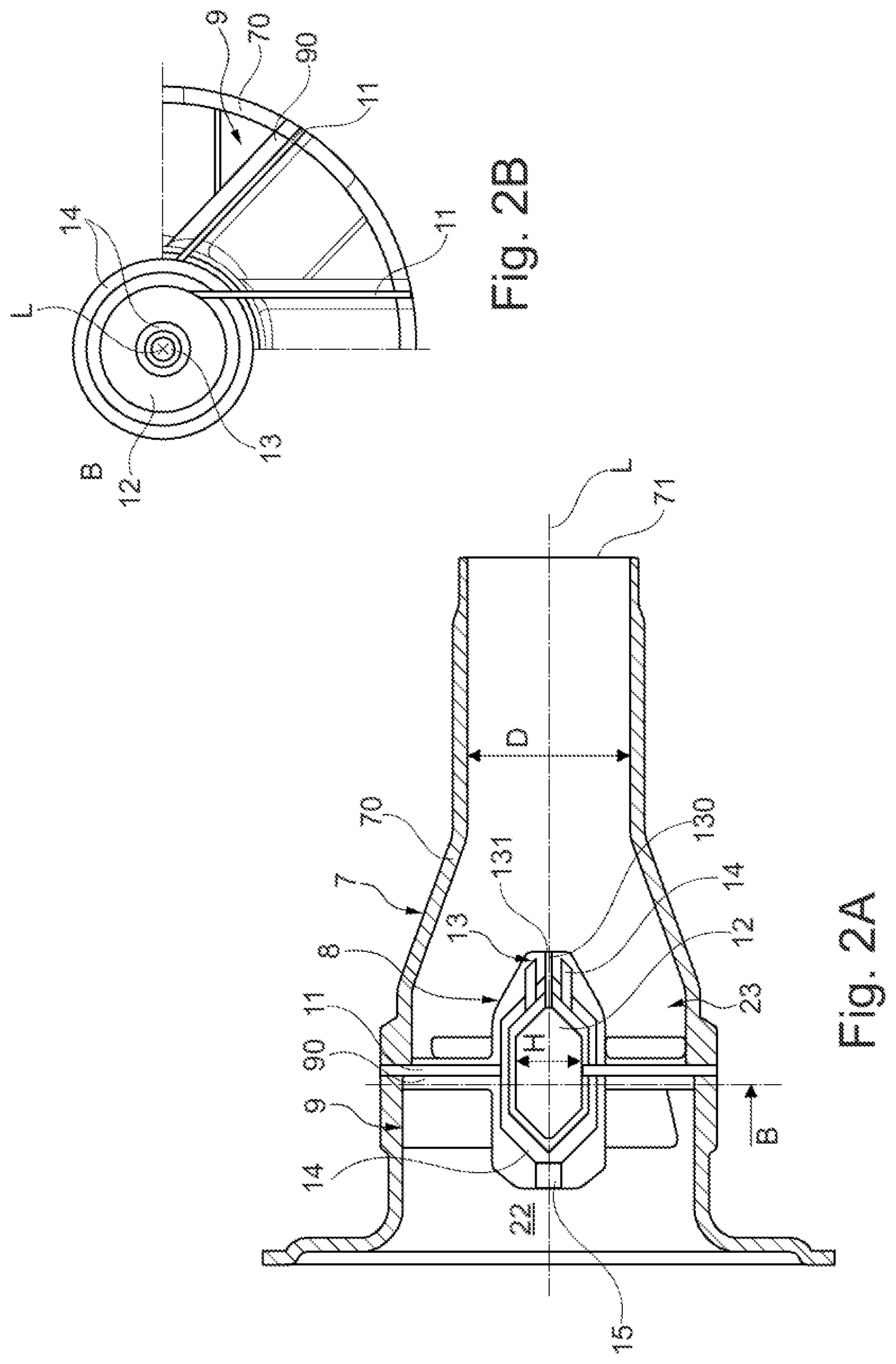 Patent US12320522 Figure 2 – Piloting arrangement, nozzle device, gas turbine arrangement and method