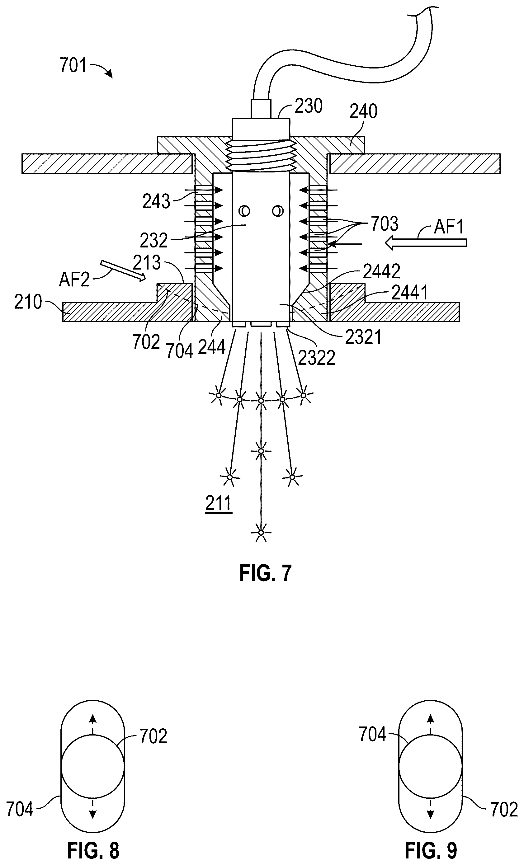 Patent US12320523 Figure 4 – Support pin for igniter assembly