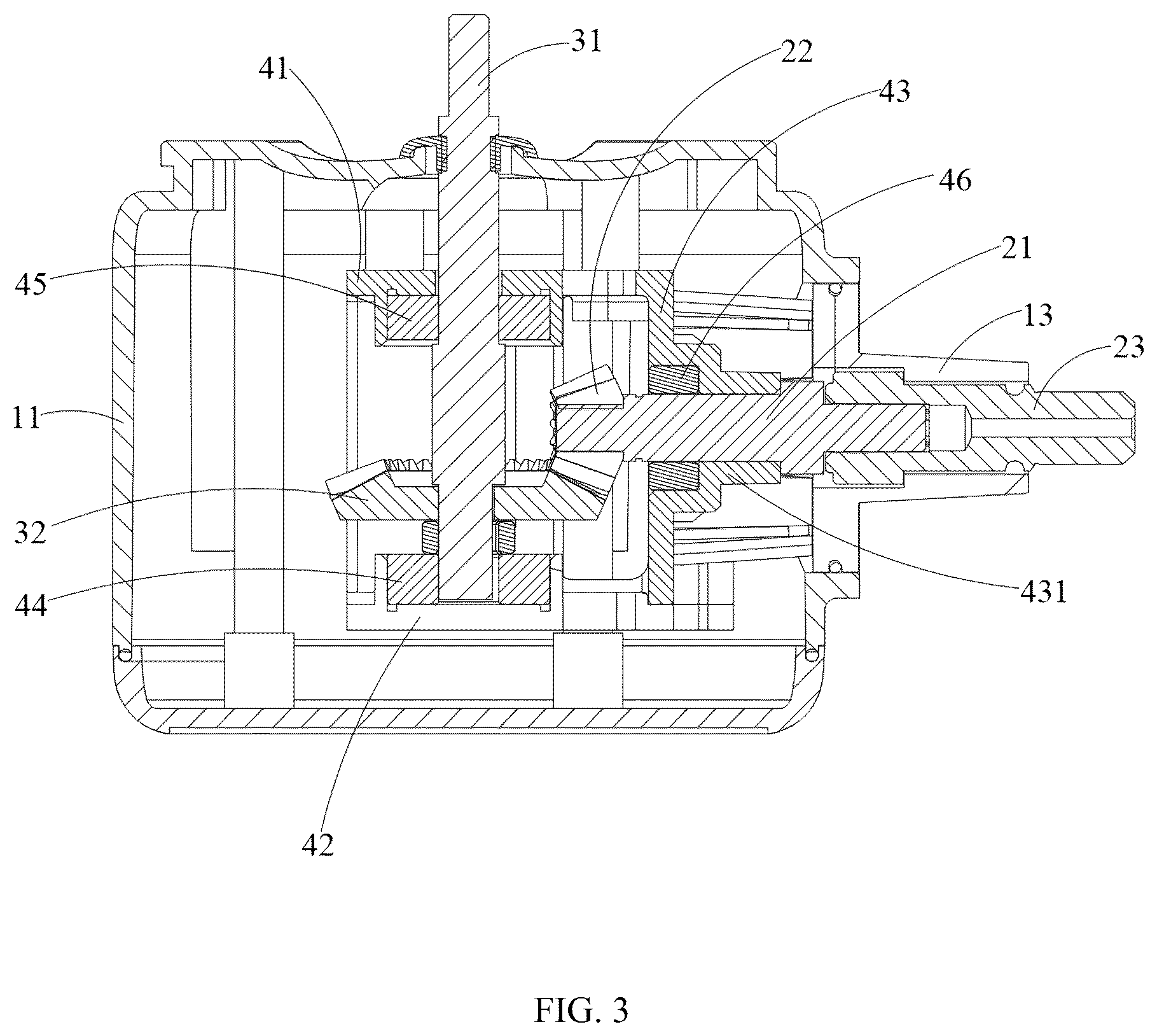 Patent US12320524 Figure 3 – Kitchen appliance and base thereof