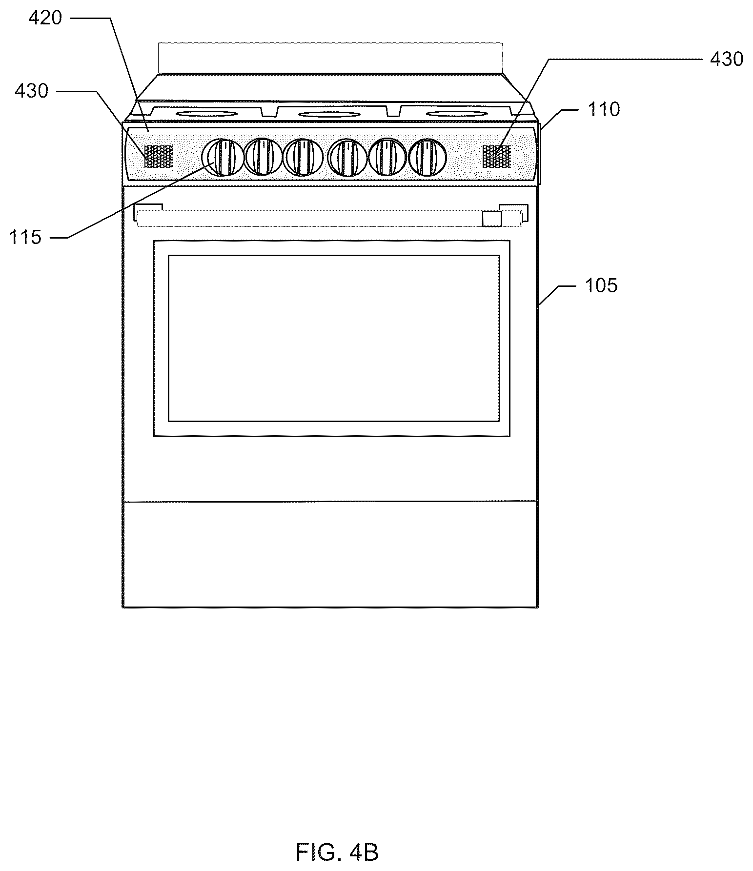 Patent US12320525 Figure 9 – Stove panel protector