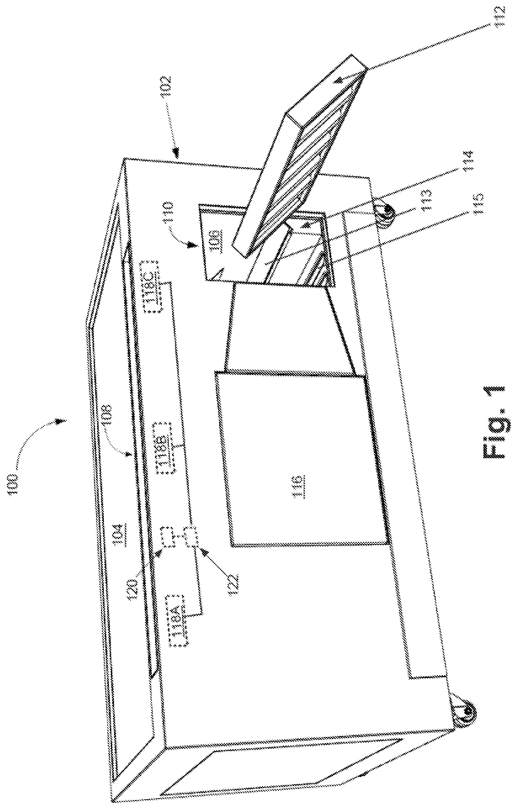 Patent US12320527 Figure 1 – Air flow management for cooking system