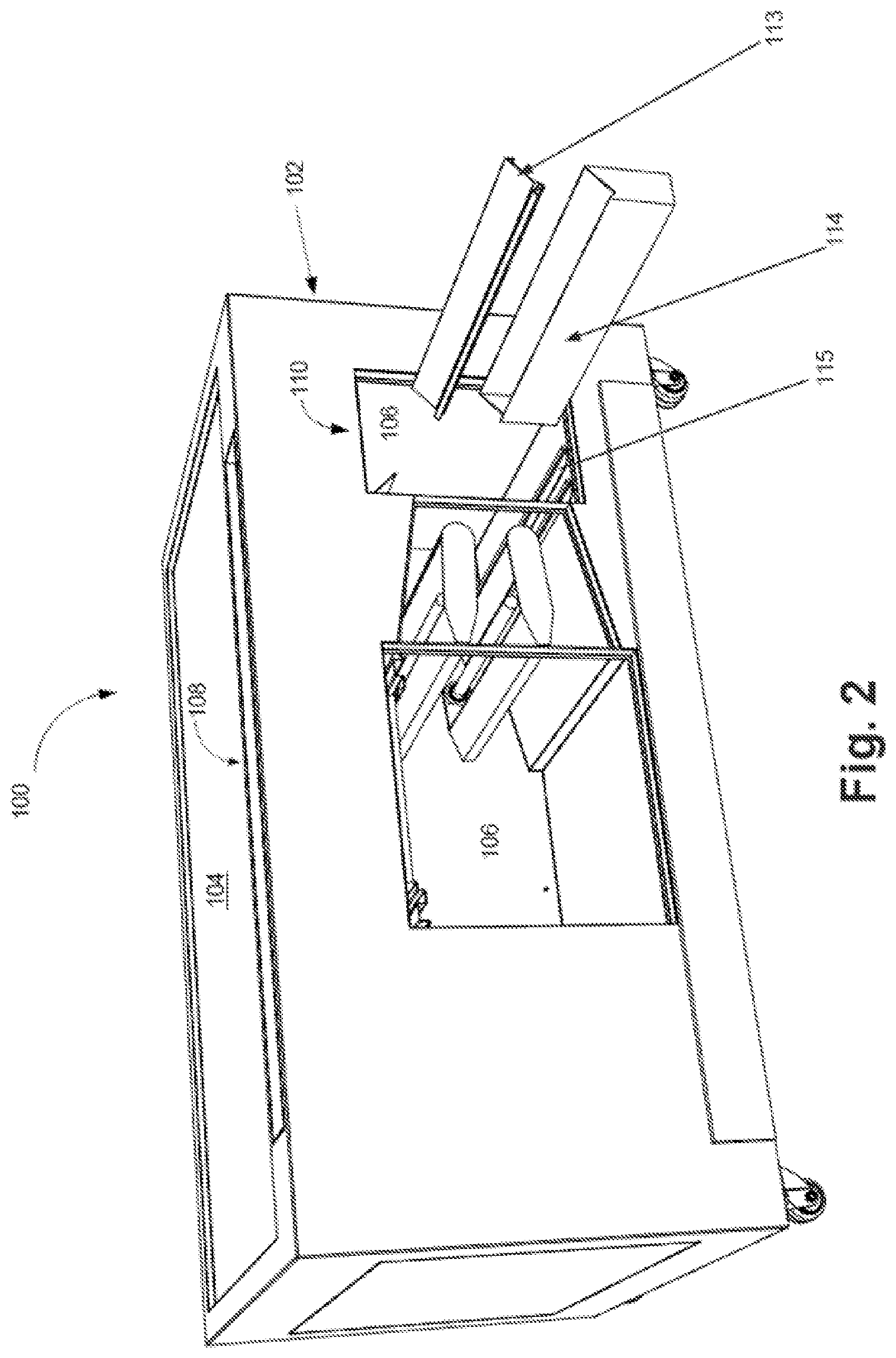 Patent US12320527 Figure 2 – Air flow management for cooking system