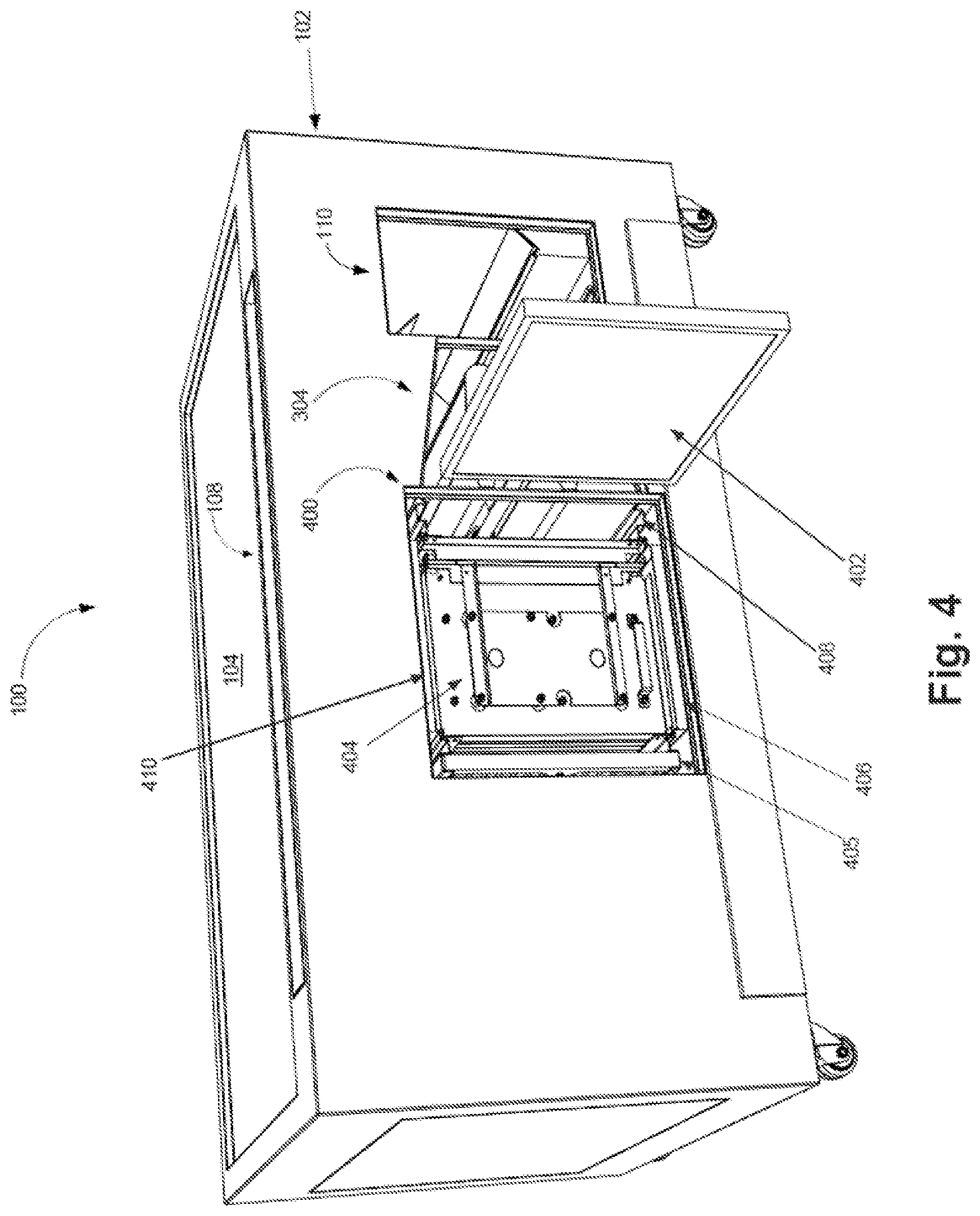 Patent US12320527 Figure 4 – Air flow management for cooking system