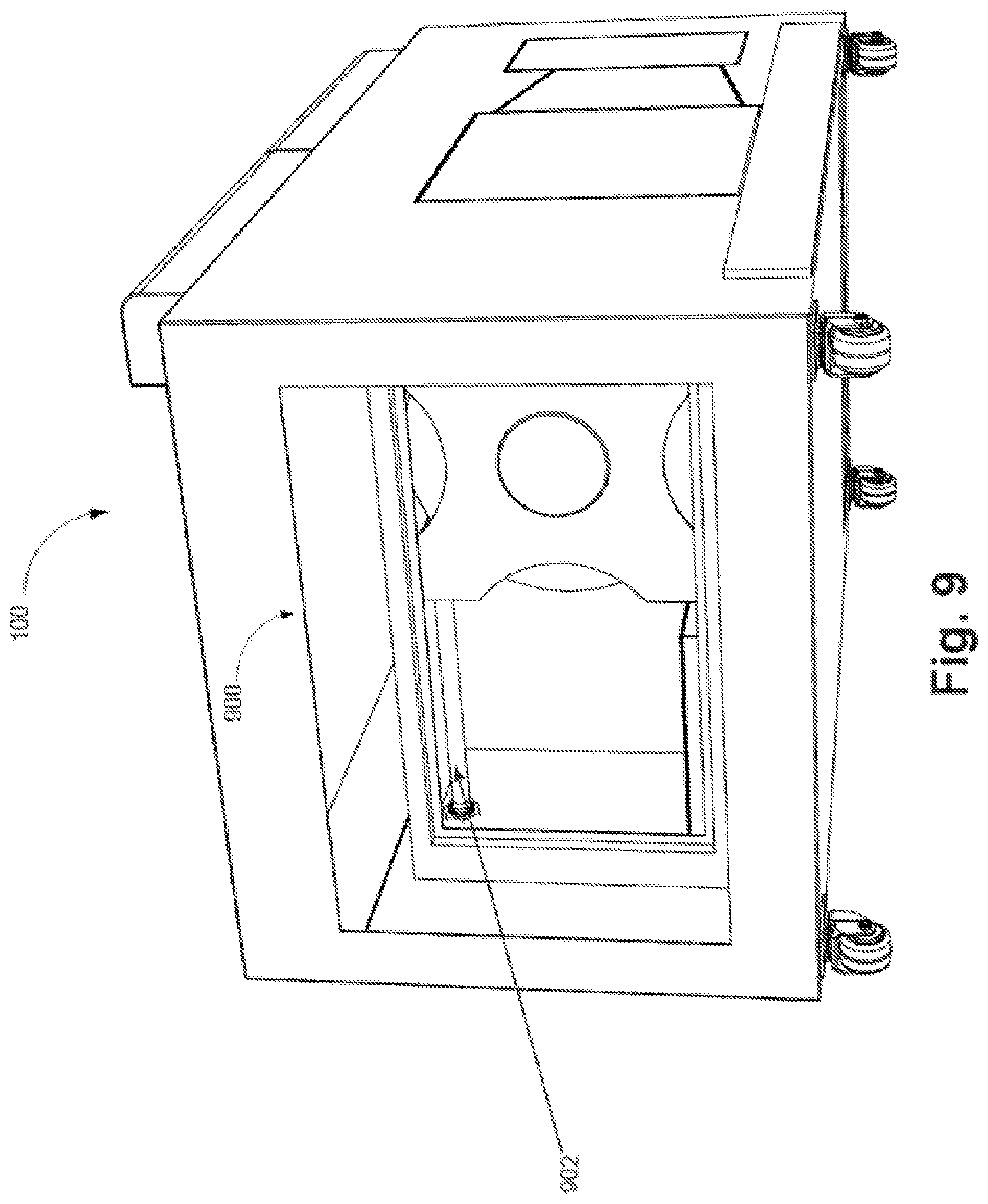 Patent US12320527 Figure 9 – Air flow management for cooking system