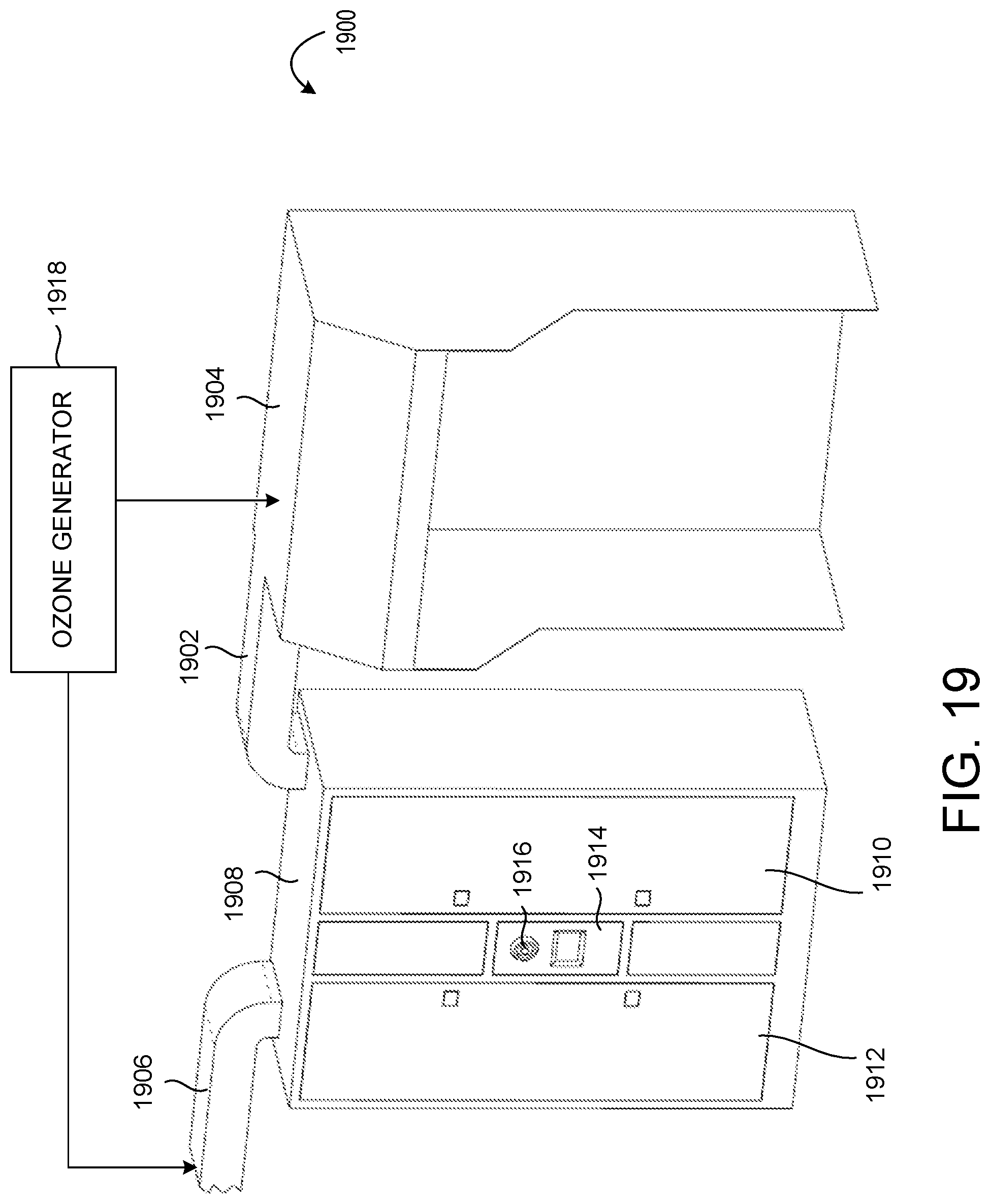 Patent US12320527 Figure 19 – Air flow management for cooking system