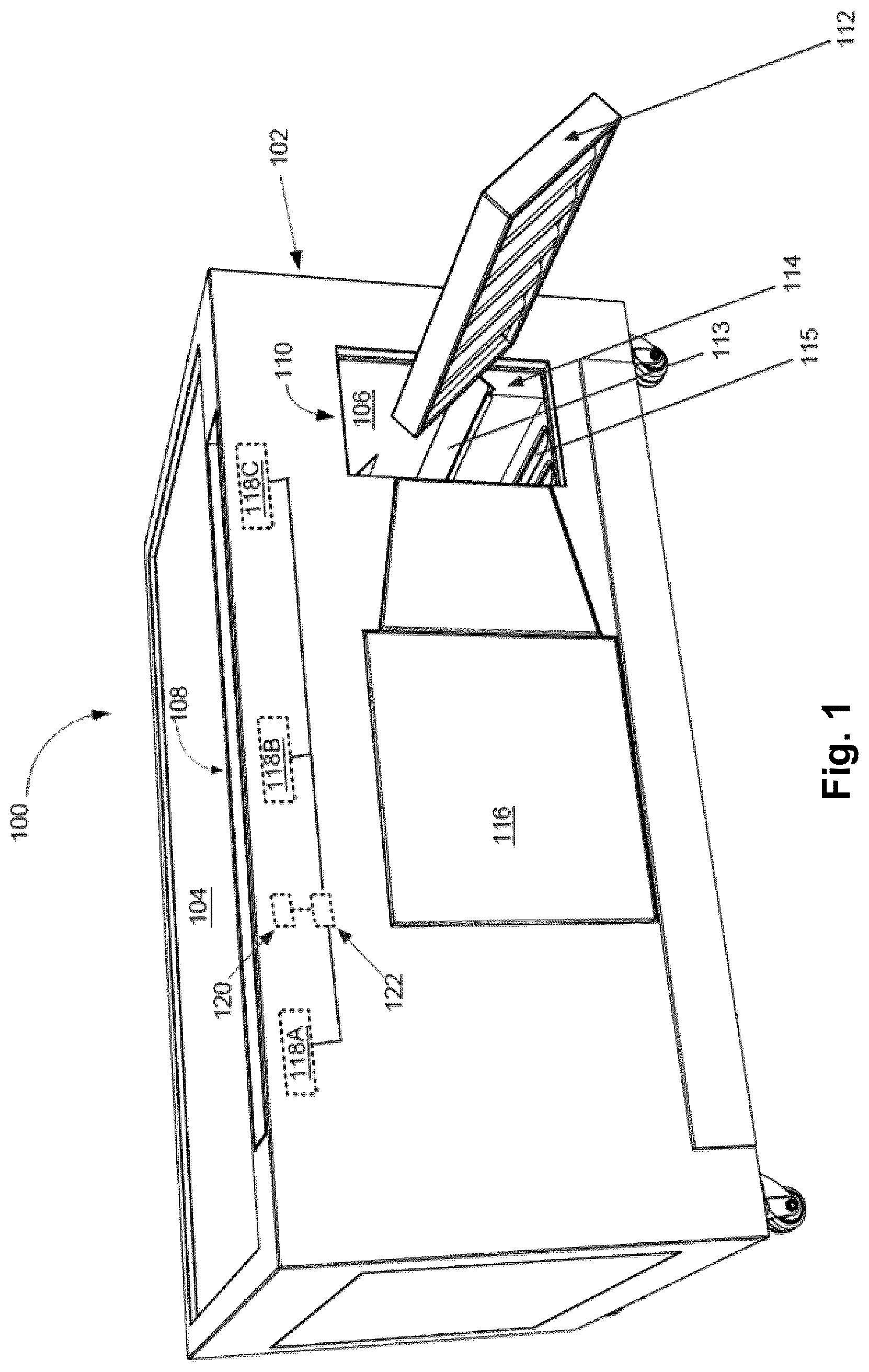 Patent US12320528 Figure 1 – Air flow management for cooking system