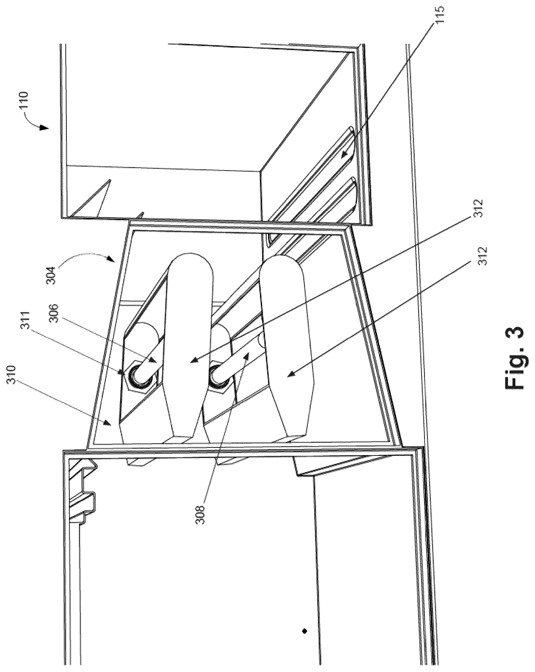 Patent US12320528 Figure 3 – Air flow management for cooking system