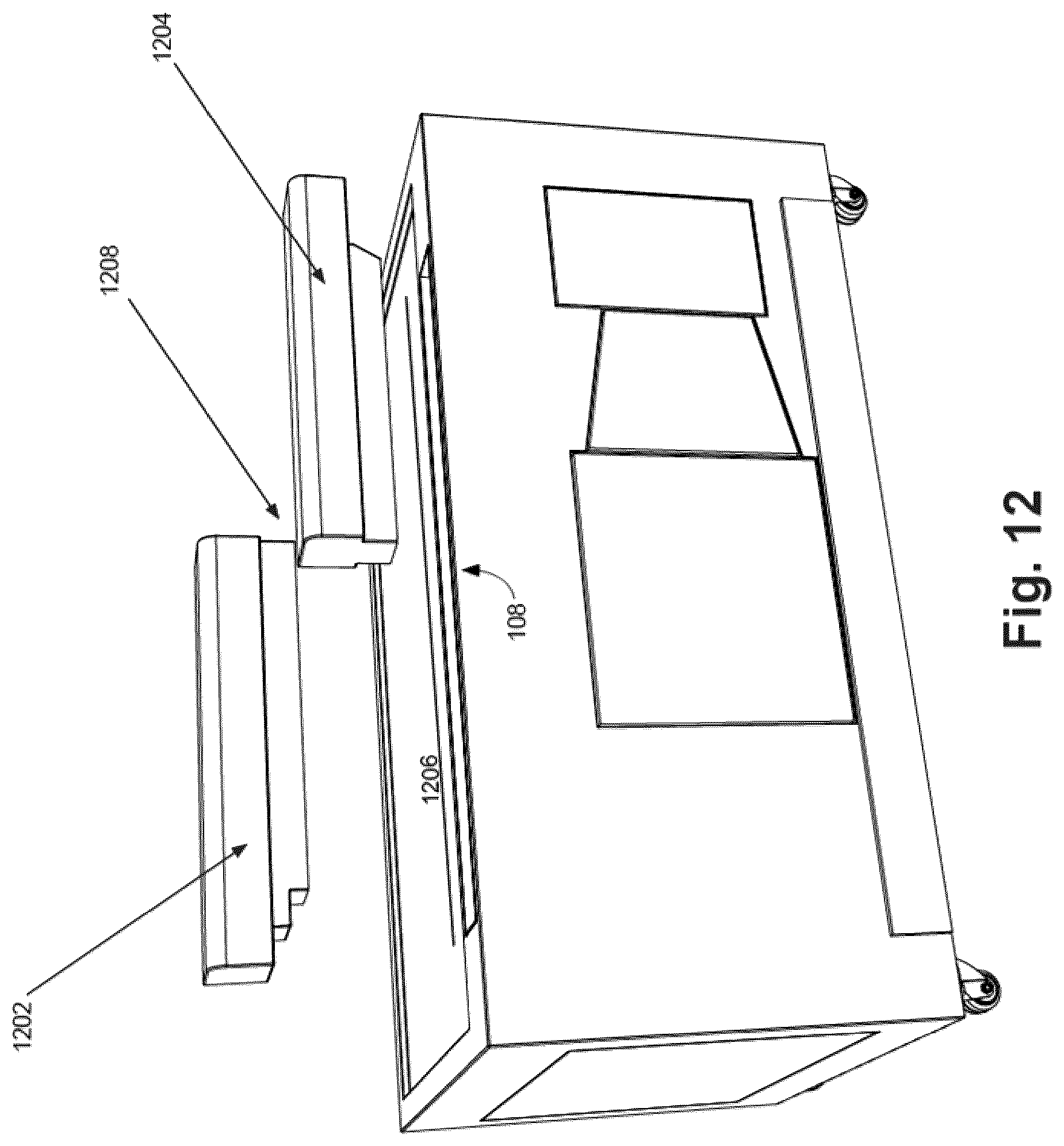 Patent US12320528 Figure 12 – Air flow management for cooking system