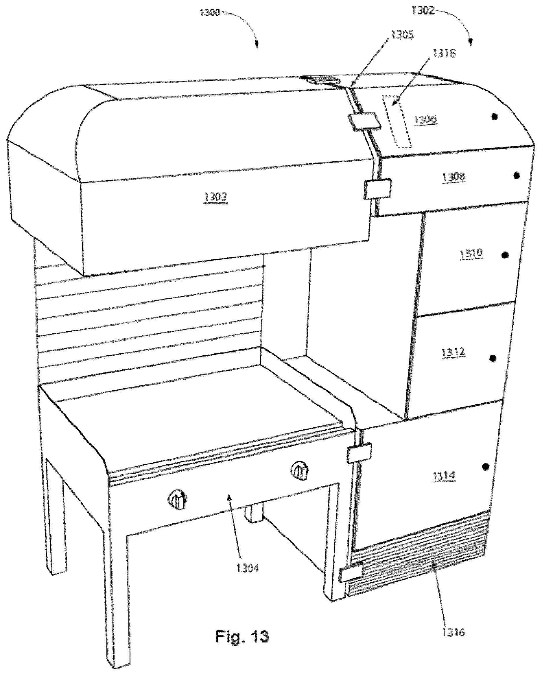 Patent US12320528 Figure 13 – Air flow management for cooking system