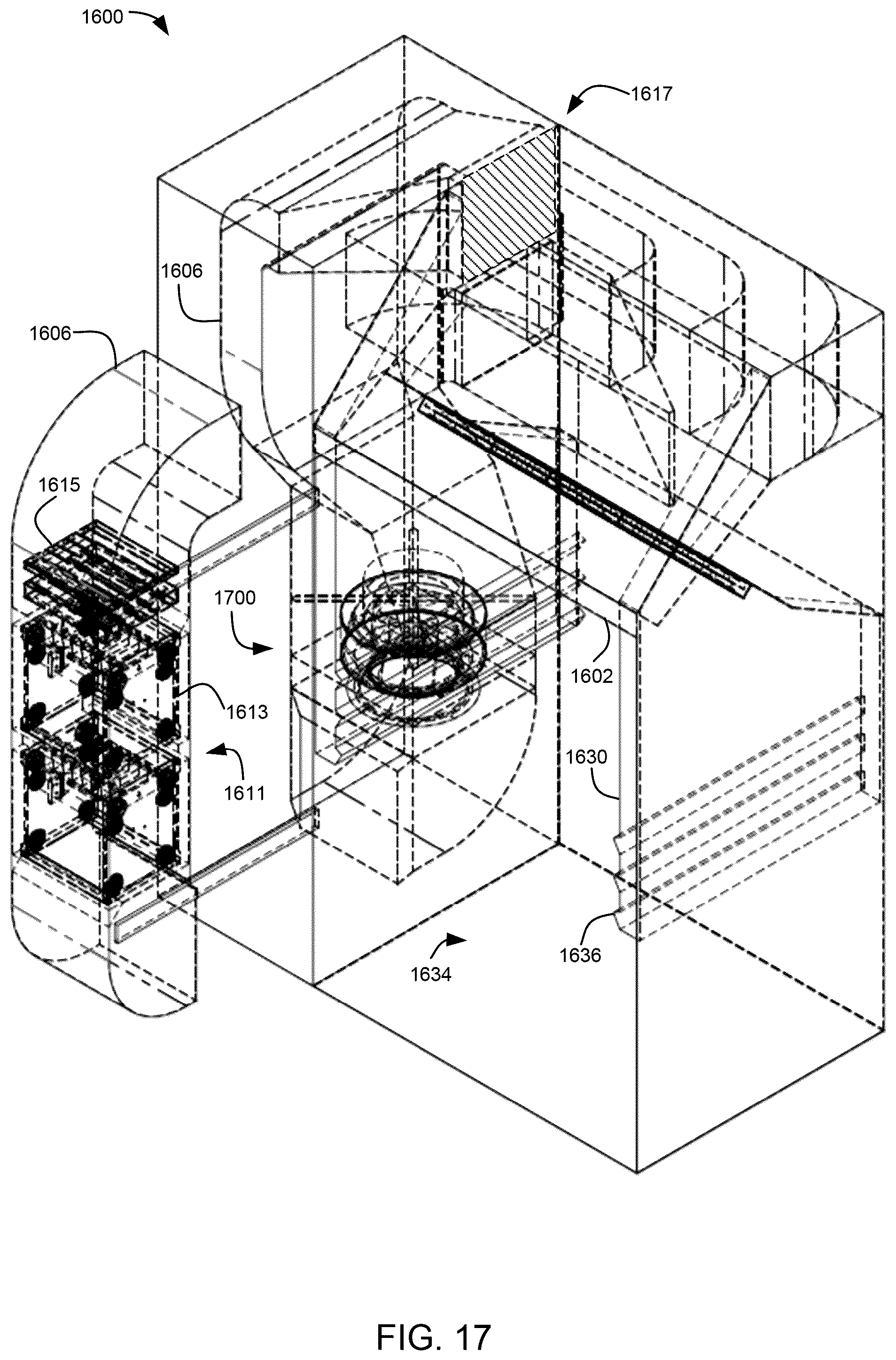 Patent US12320528 Figure 17 – Air flow management for cooking system