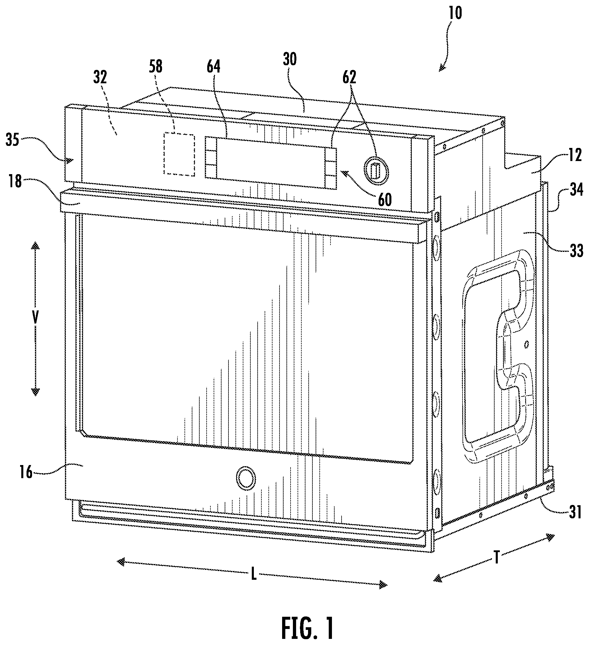 Patent US12320530 Figure 1 – Systems and methods for operating an igniter of an oven appliance
