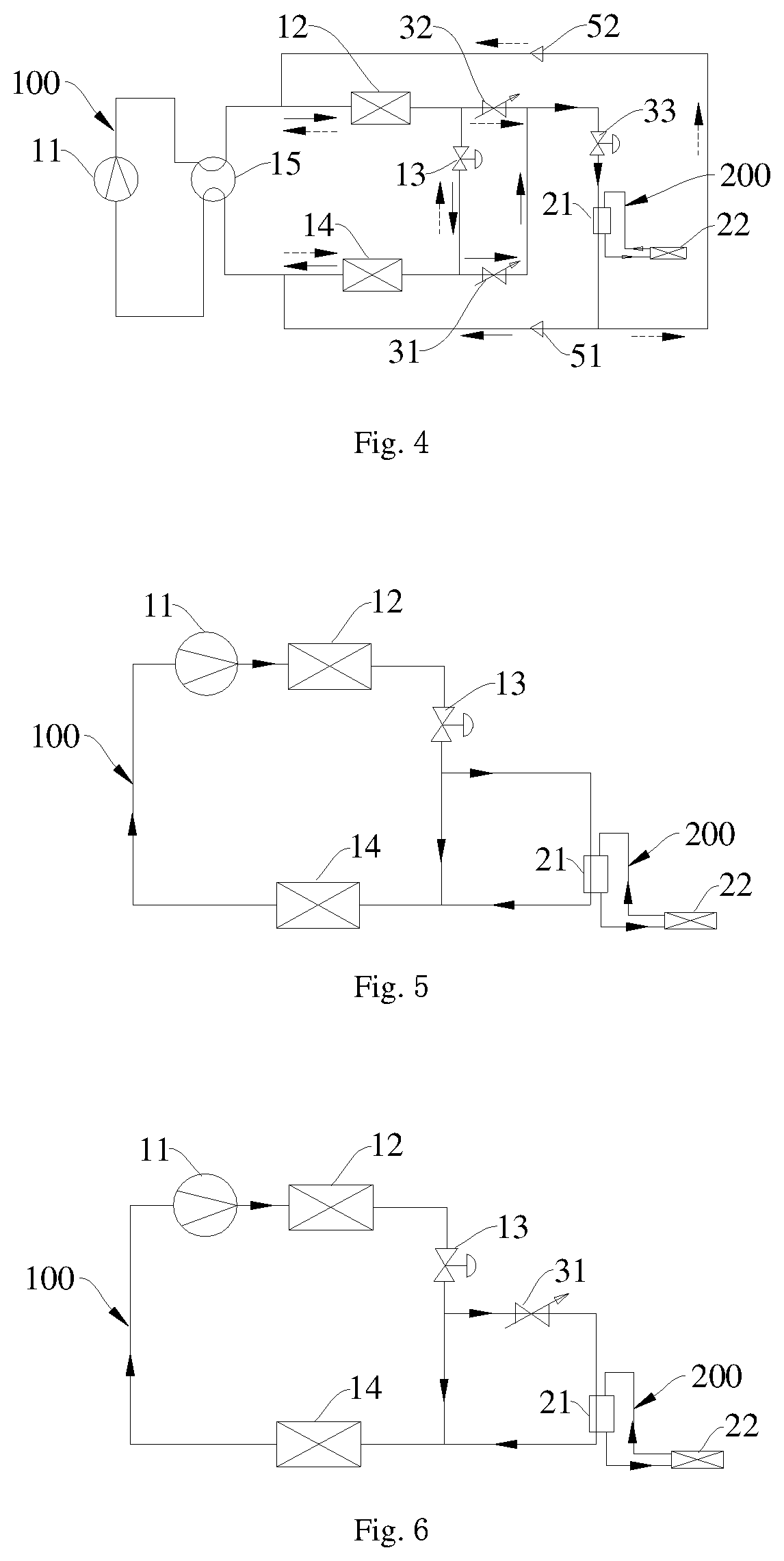 Patent US12320532 Figure 2 – Air conditioning system, and heat exchange system for heat dissipation of electronic control assembly of air conditioning system