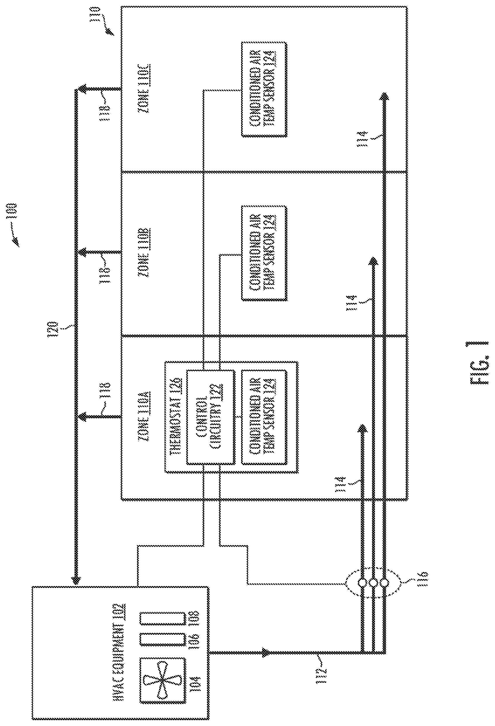 Patent US12320536 Figure 1 – Capacity control for HVAC system
