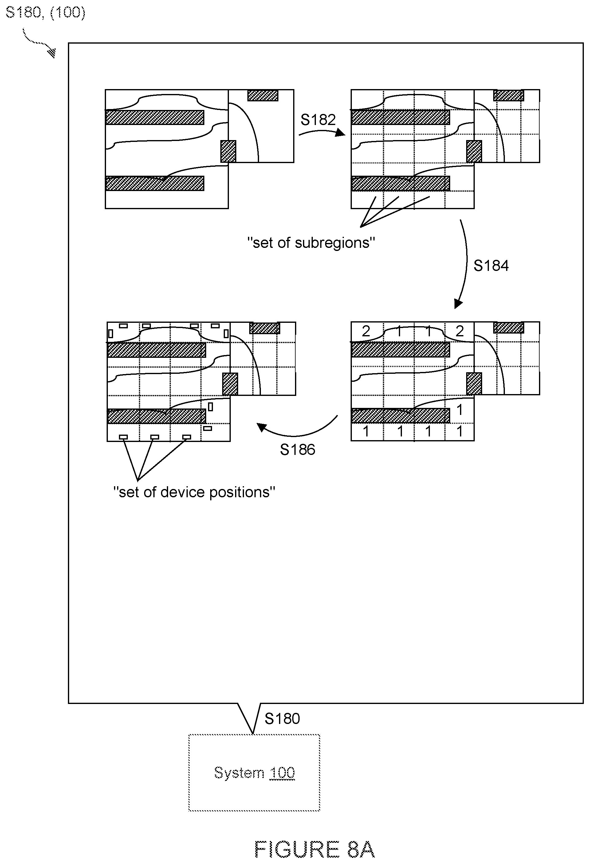 Patent US12320537 Figure 11 – Method for efficient deployment of a cluster of air purification devices in large indoor and outdoor spaces