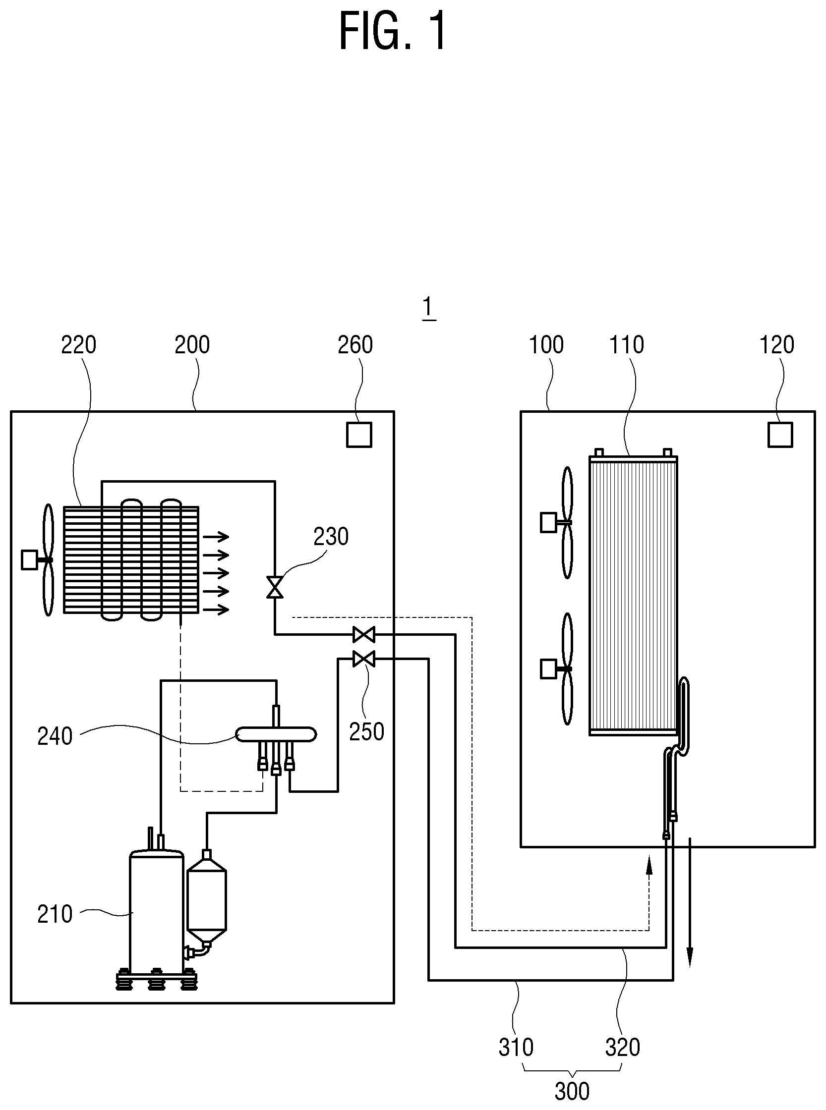 Patent US12320538 Figure 1 – Air conditioner and method for controlling same