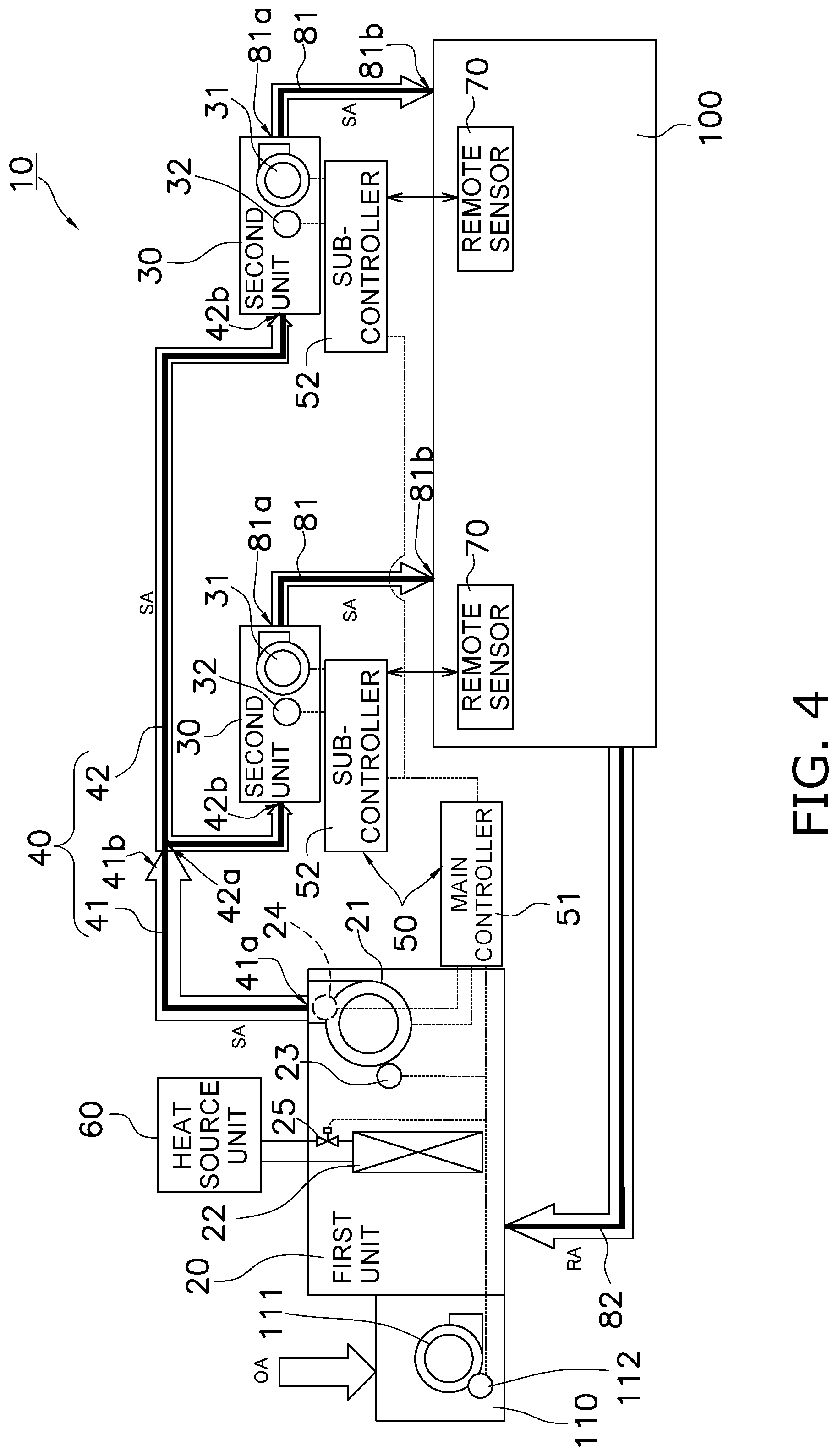 Patent US12320539 Figure 4 – Air supply system