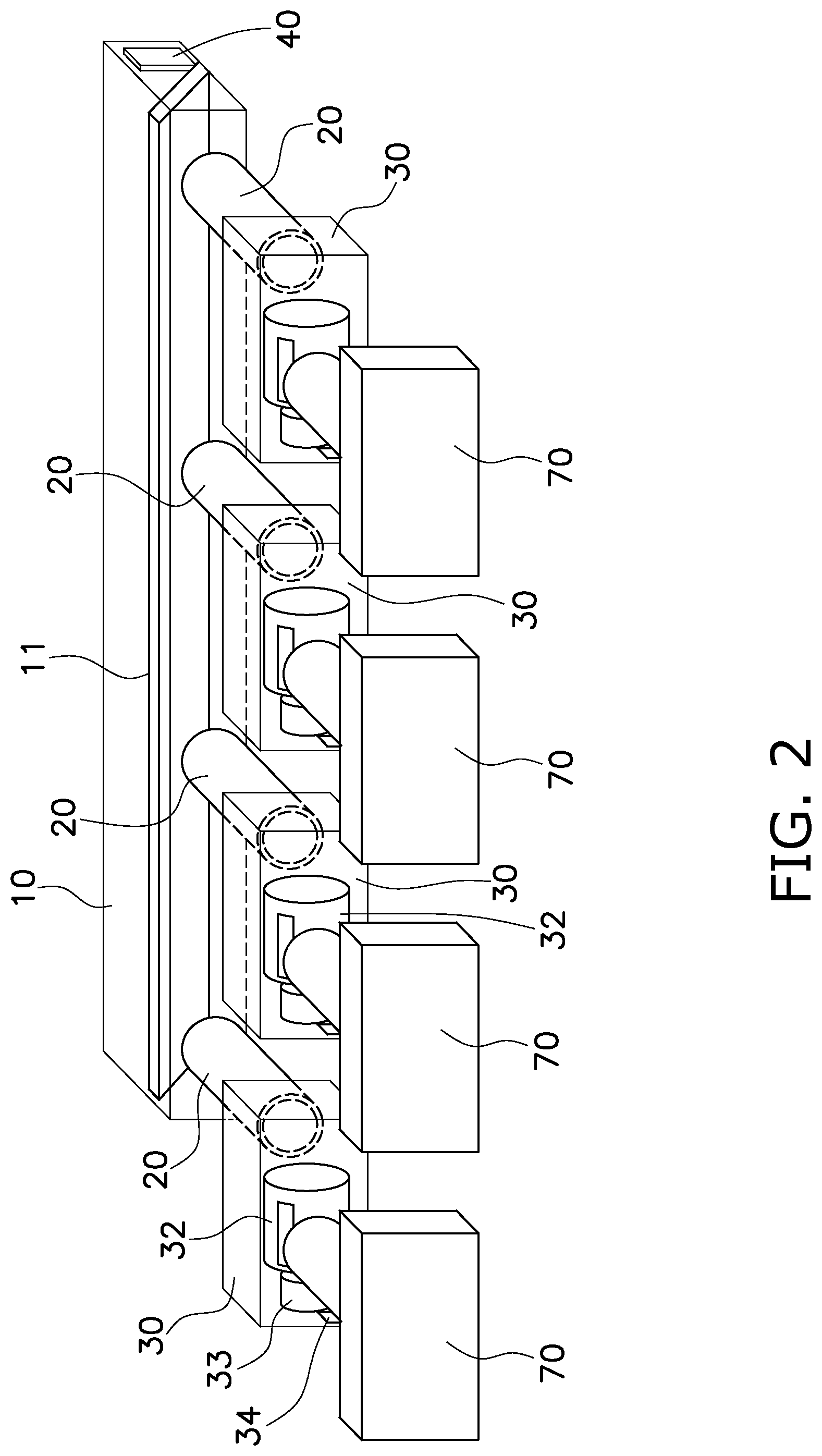 Patent US12320540 Figure 2 – Air conditioning system