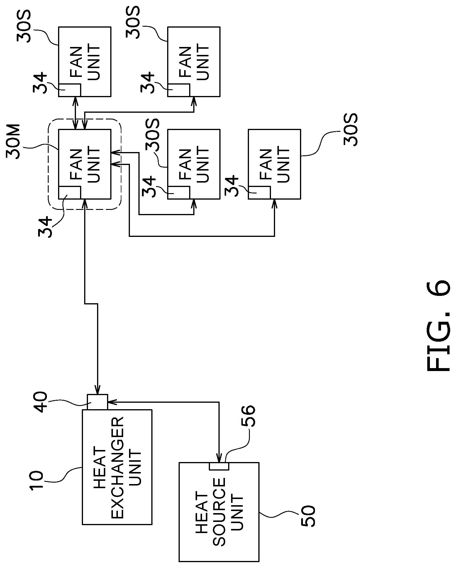 Patent US12320540 Figure 6 – Air conditioning system