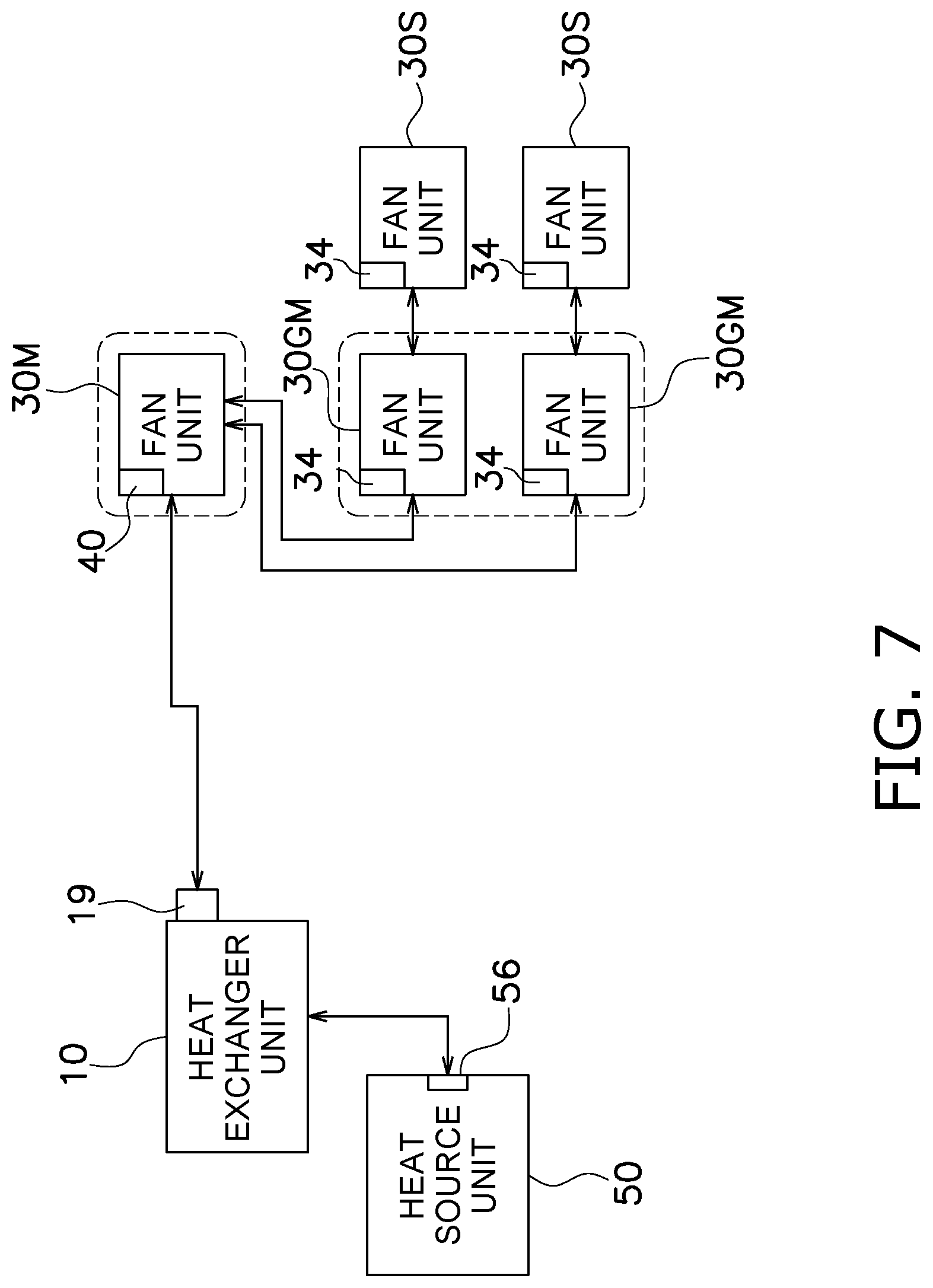 Patent US12320540 Figure 7 – Air conditioning system