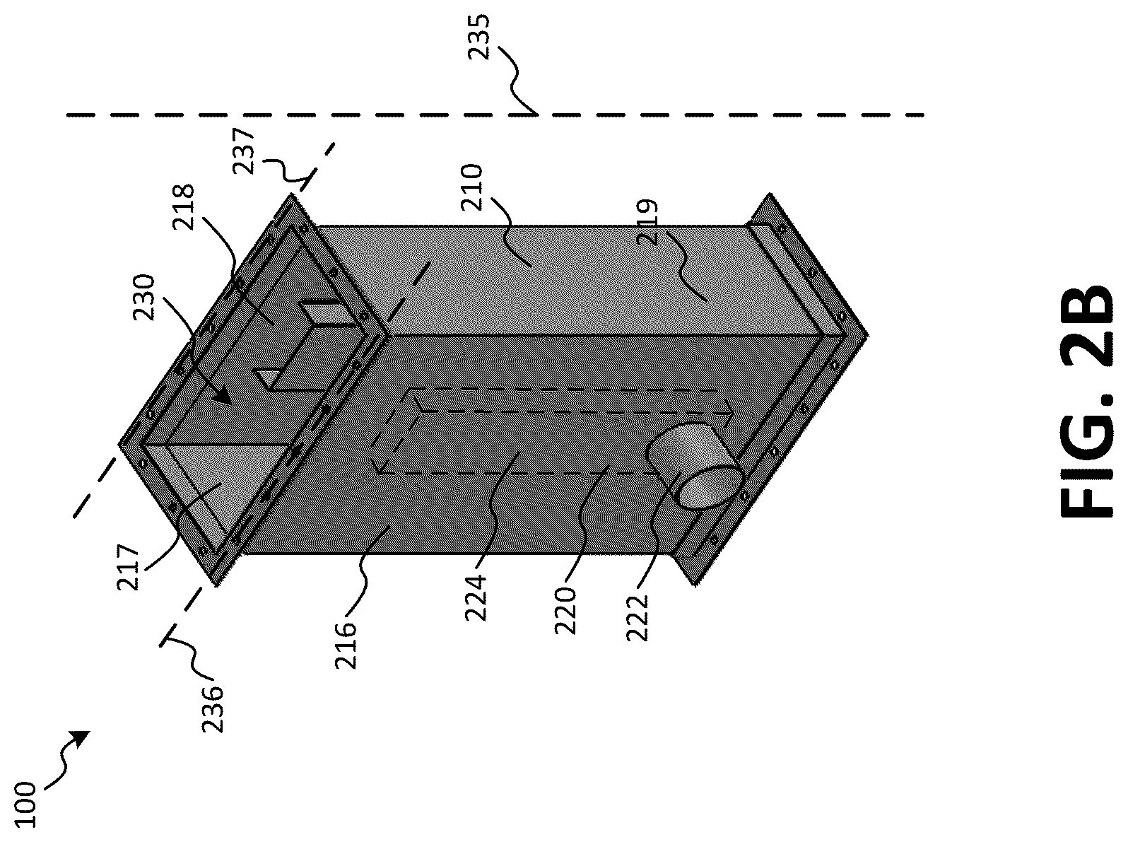 Patent US12320542 Figure 3 – Parallel-walled ventilation duct assembly with integrated low-profile subducts