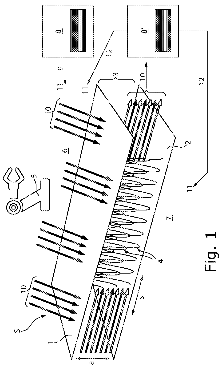 Patent US12320546 Figure 1 – Apparatus having a protective envelope, use thereof, and method for operating a room region